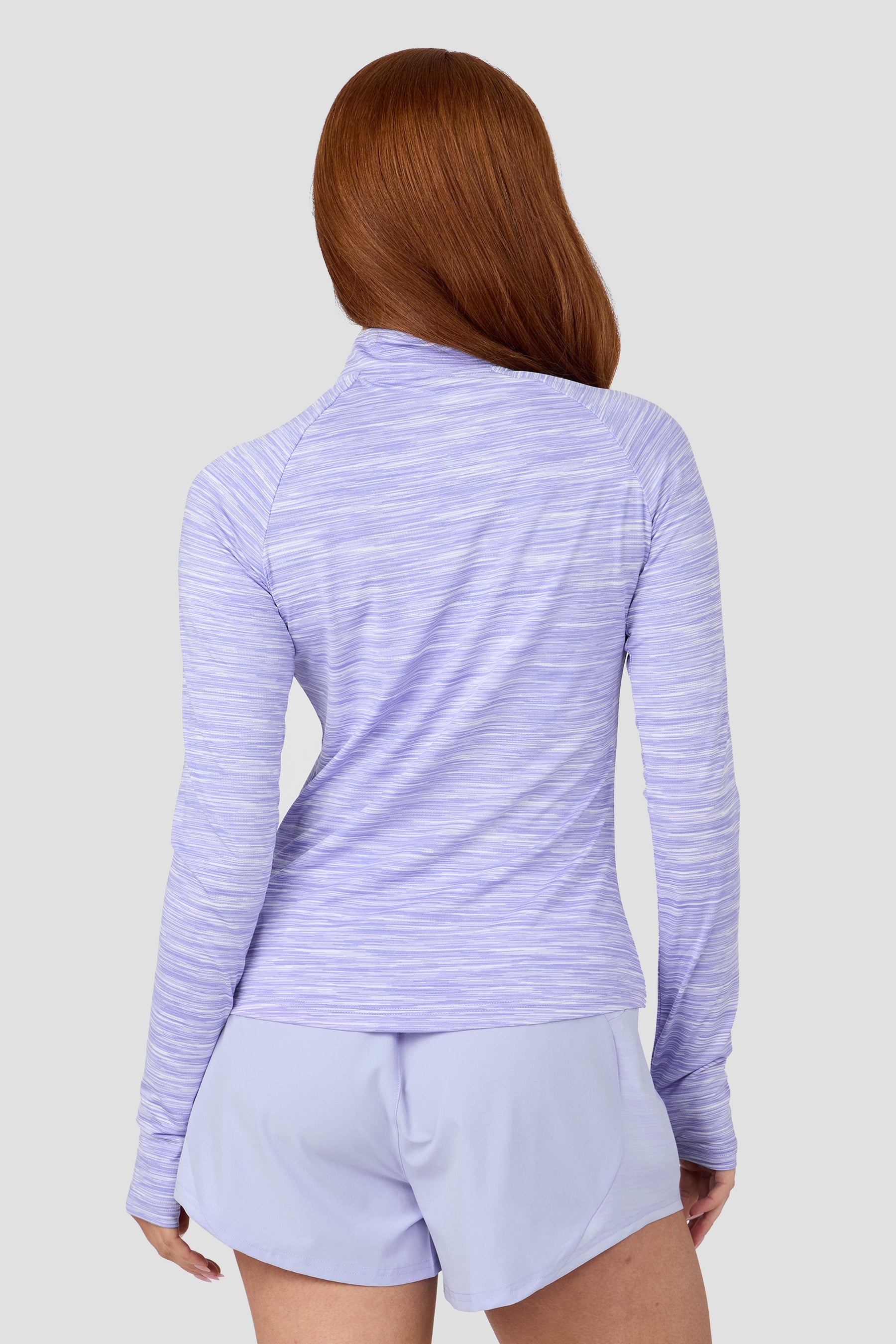 Women's Trail 2.0 1/4 Zip - Lilac Multi/White