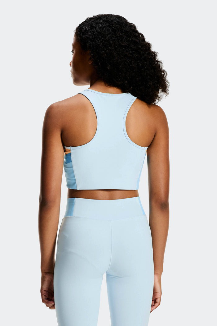 Girls Lumina Sports Bra - Misty Blue/Seashell Blue/Malibu/Apricot Blush