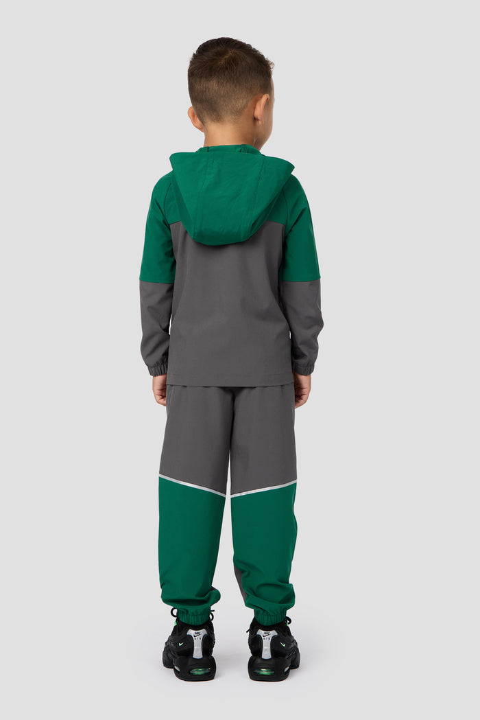 Infant Boys Trek Woven Jacket/Pant Set - Sherwood/Cement Grey