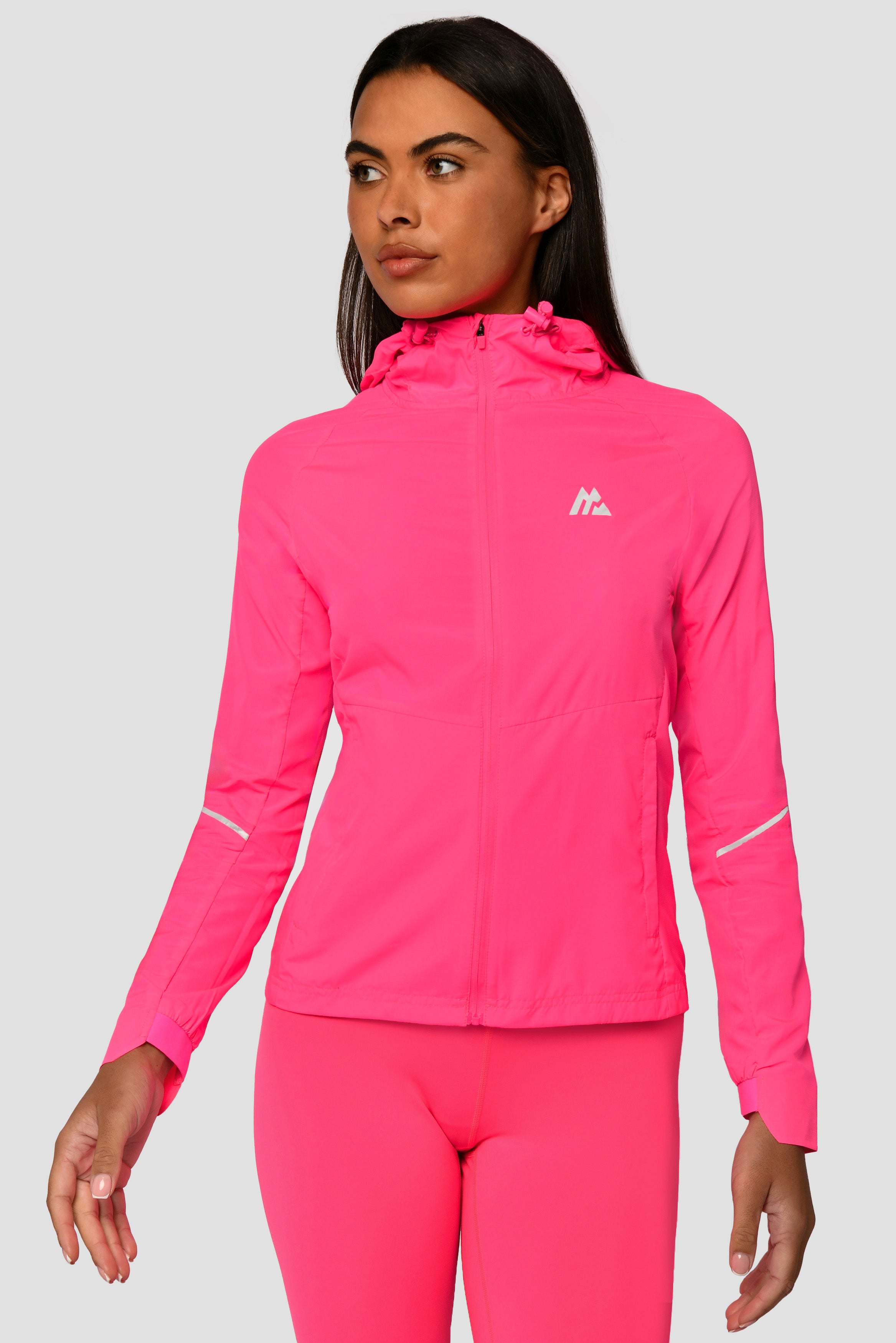 Pink windbreaker shop