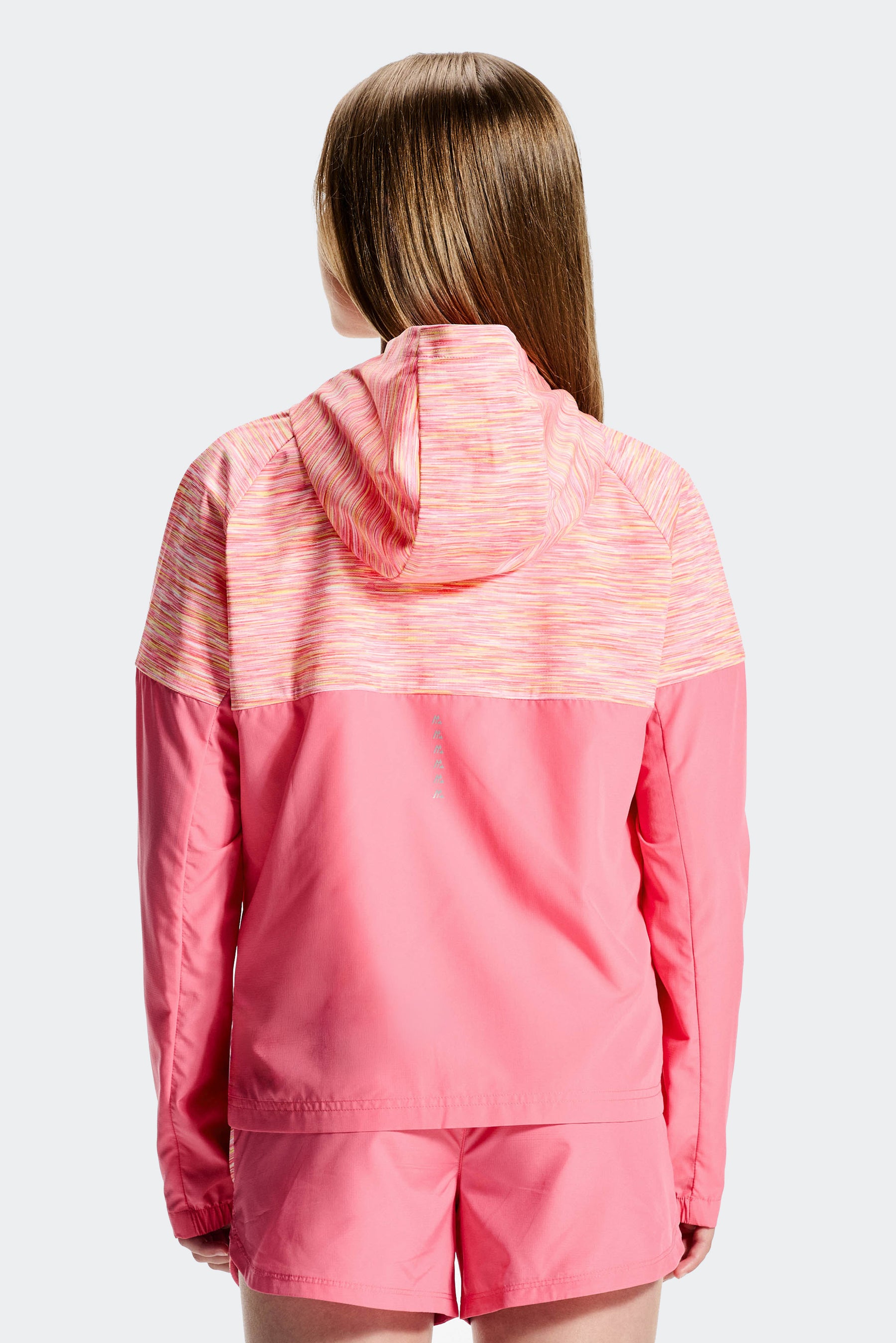 Girls Trail Windbreaker - Pink/White/Yellow