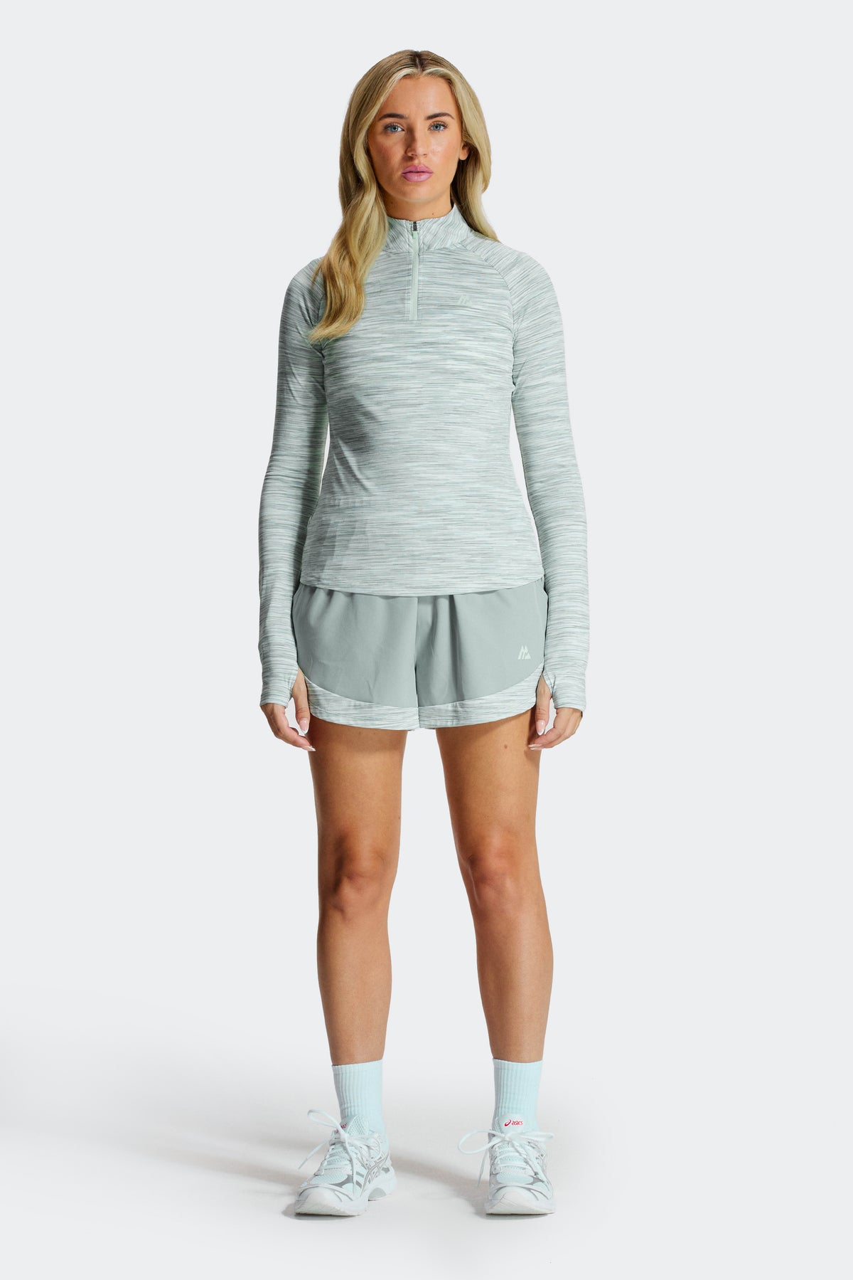Women's Trail 1/4 Zip - Grey/Honey/White