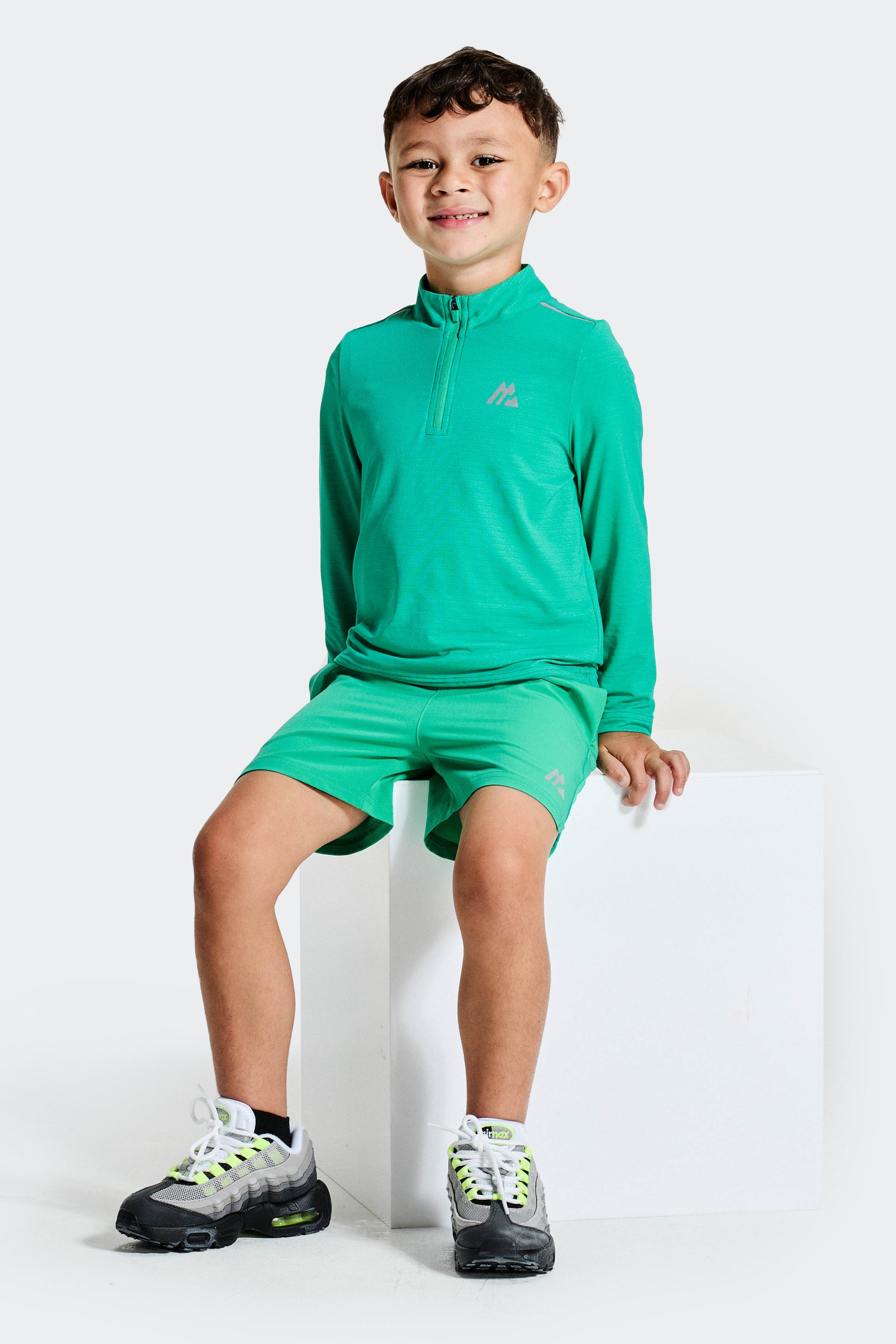 Infant Boy's Blaze 1/4 Zip - Spectra Green