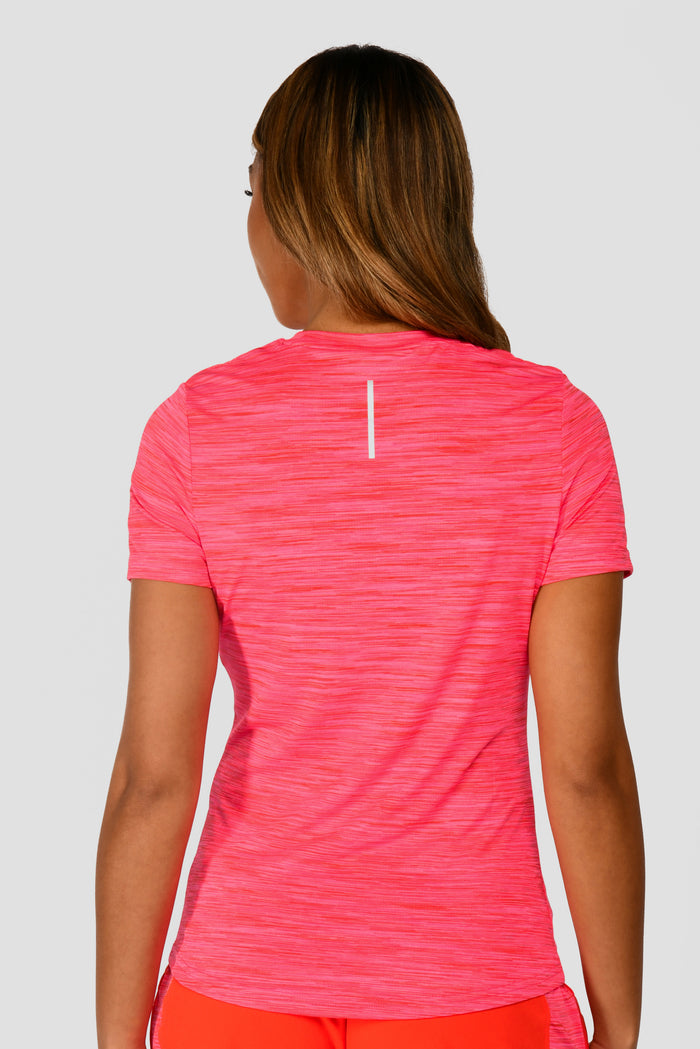 Women's Trail 2.0 T-Shirt - Neon Pink/Red