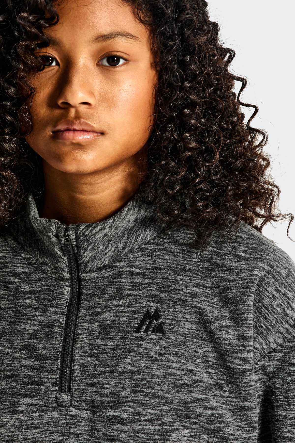 Girls Trail Fleece - Black