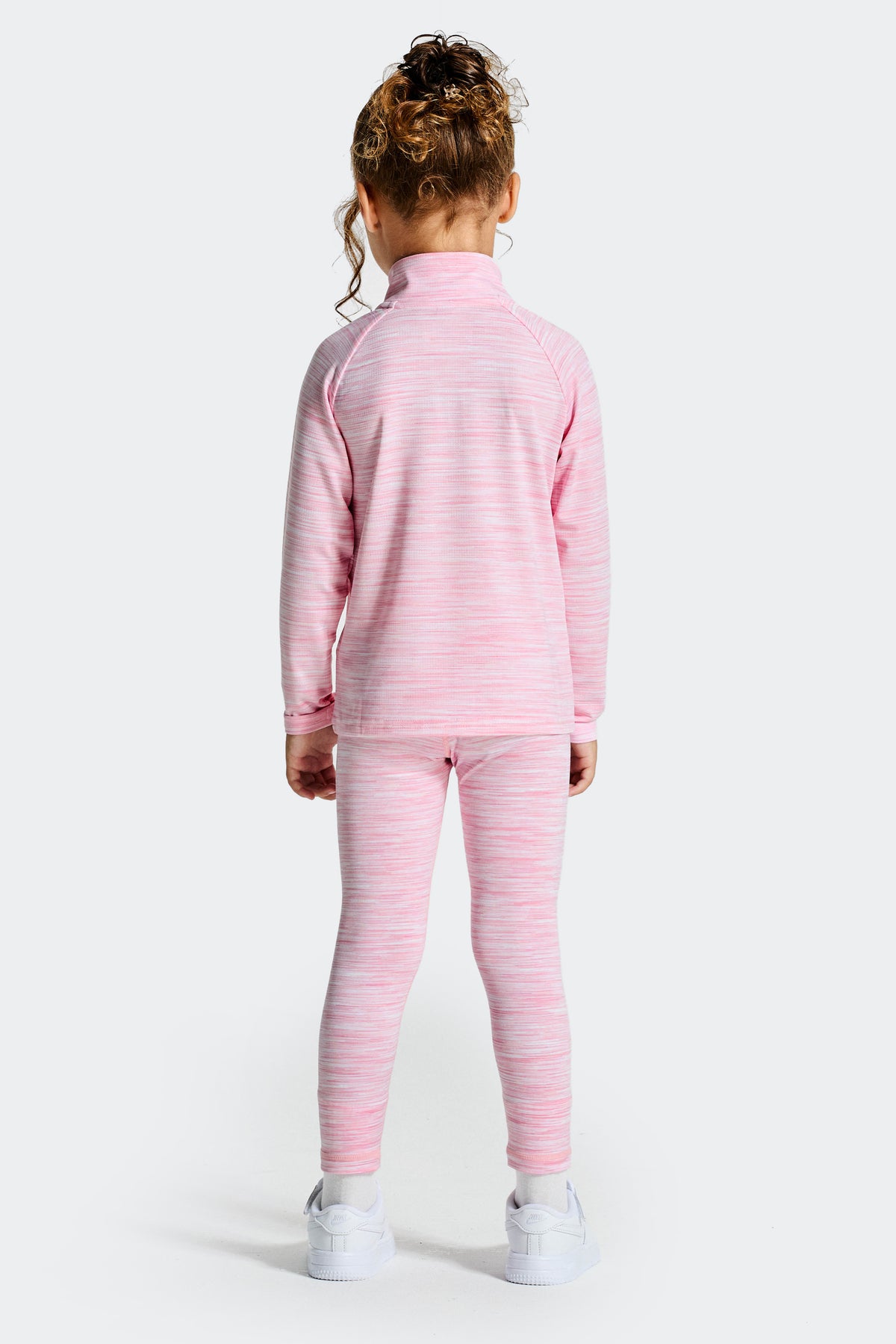 Infant Girls Trail 1/4 Zip/Legging Set - Pink Multi