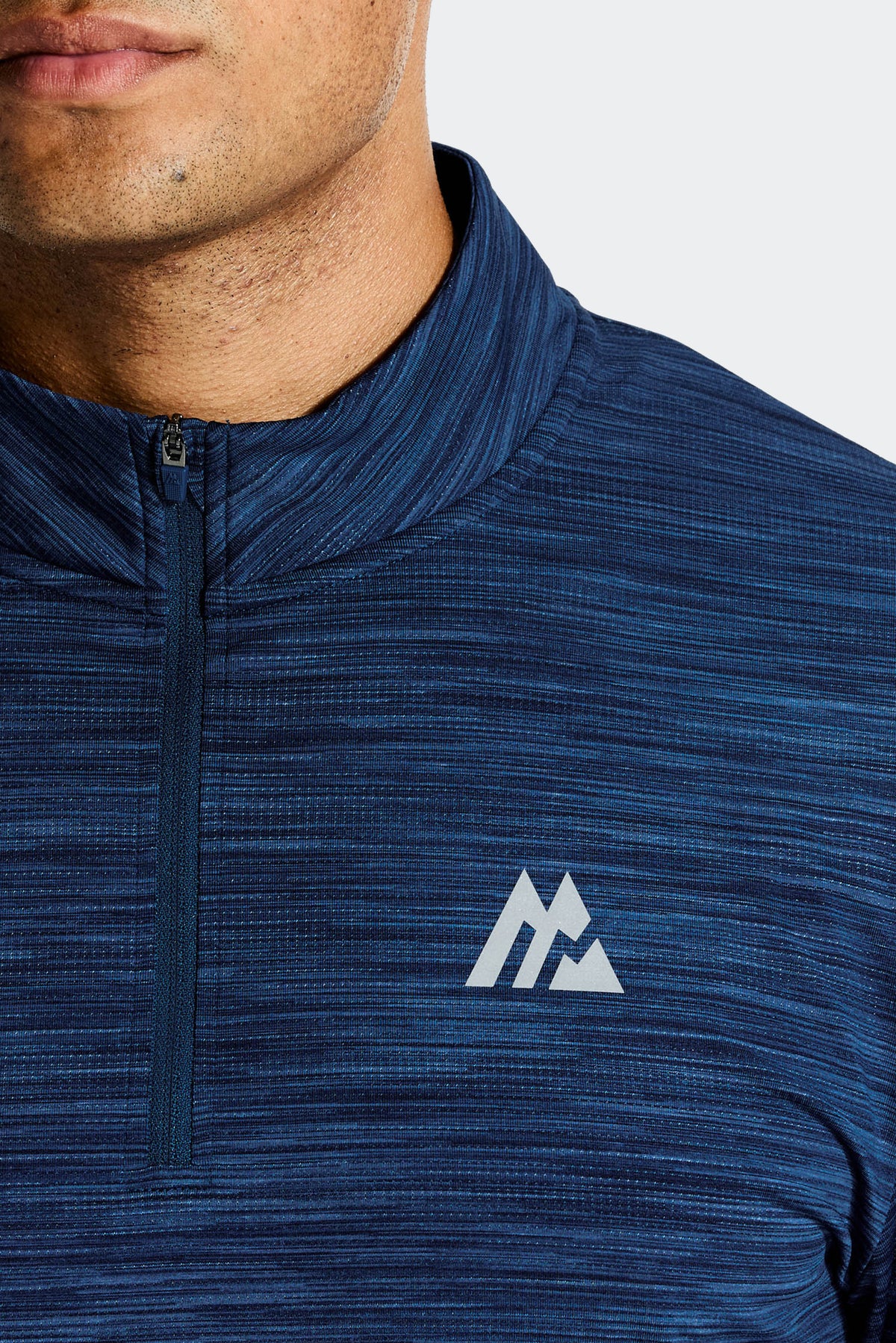 Trail 1/4 Zip - Navy Multi