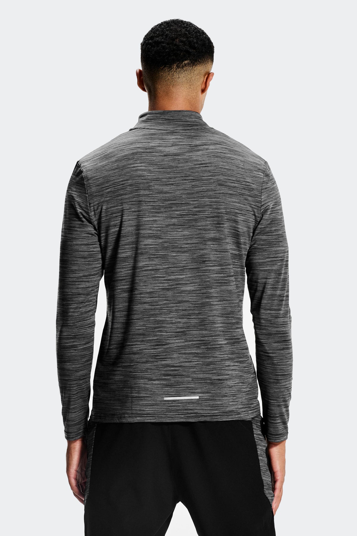 Trail 1/4 Zip - Black/Grey