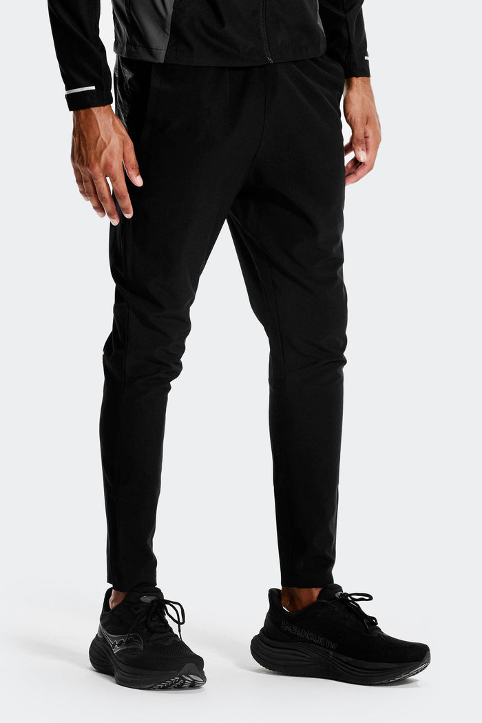 Trail Panel Running Pant - Black/Grey