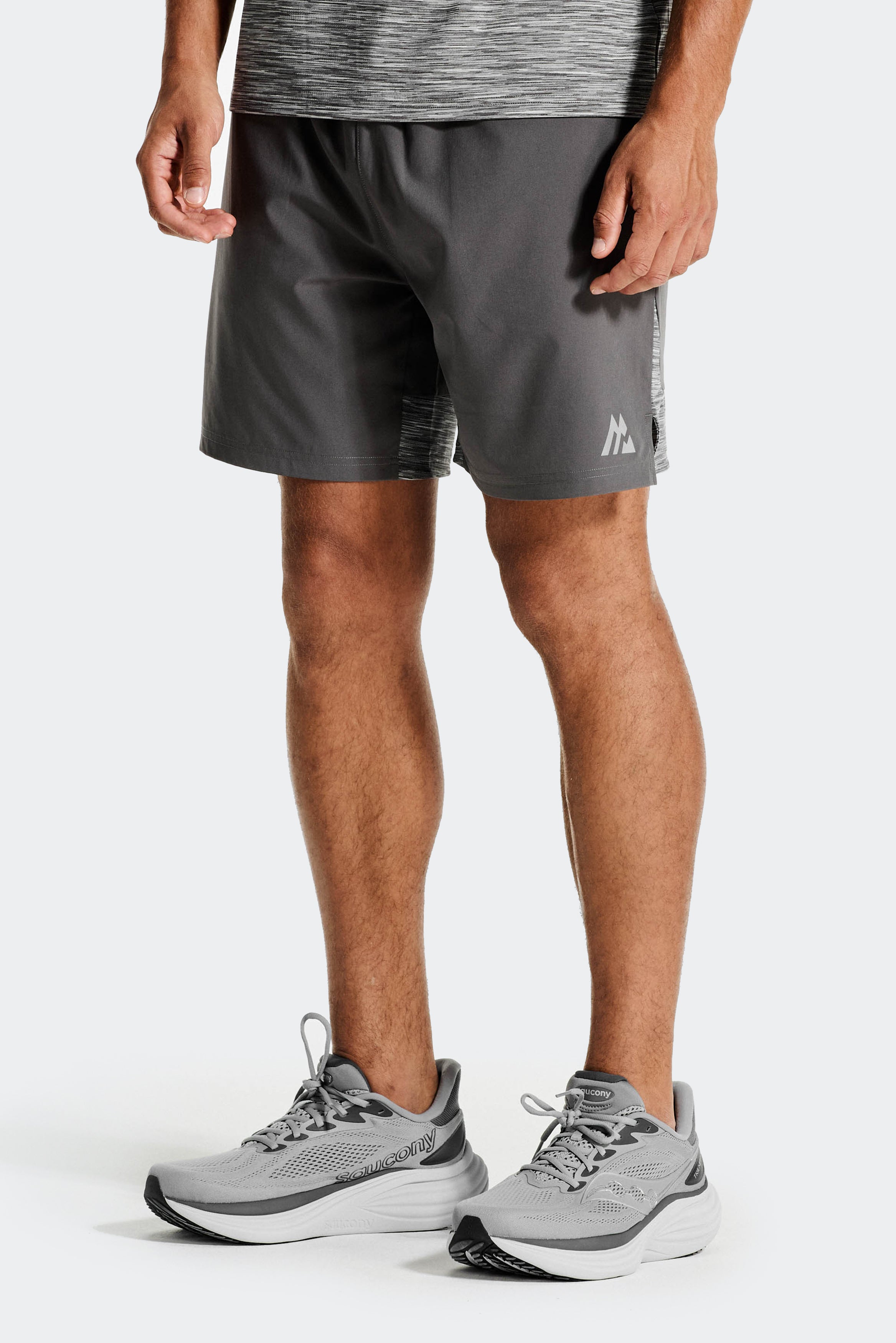 Montirex Trail Panel Short Grey Multi | Sportswear Gymwear