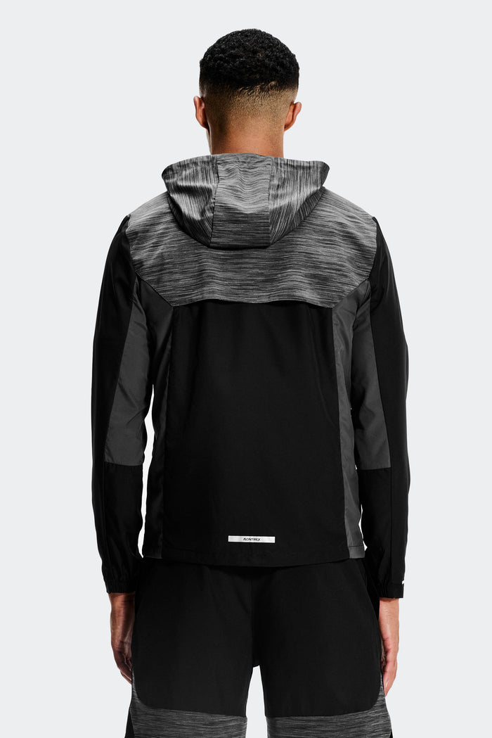 Trail Windbreaker - Black/Grey