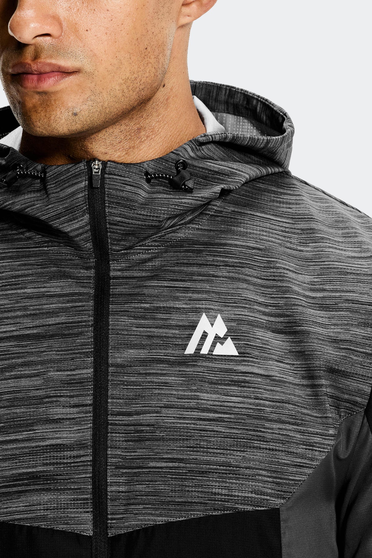 Trail Windbreaker - Black/Grey