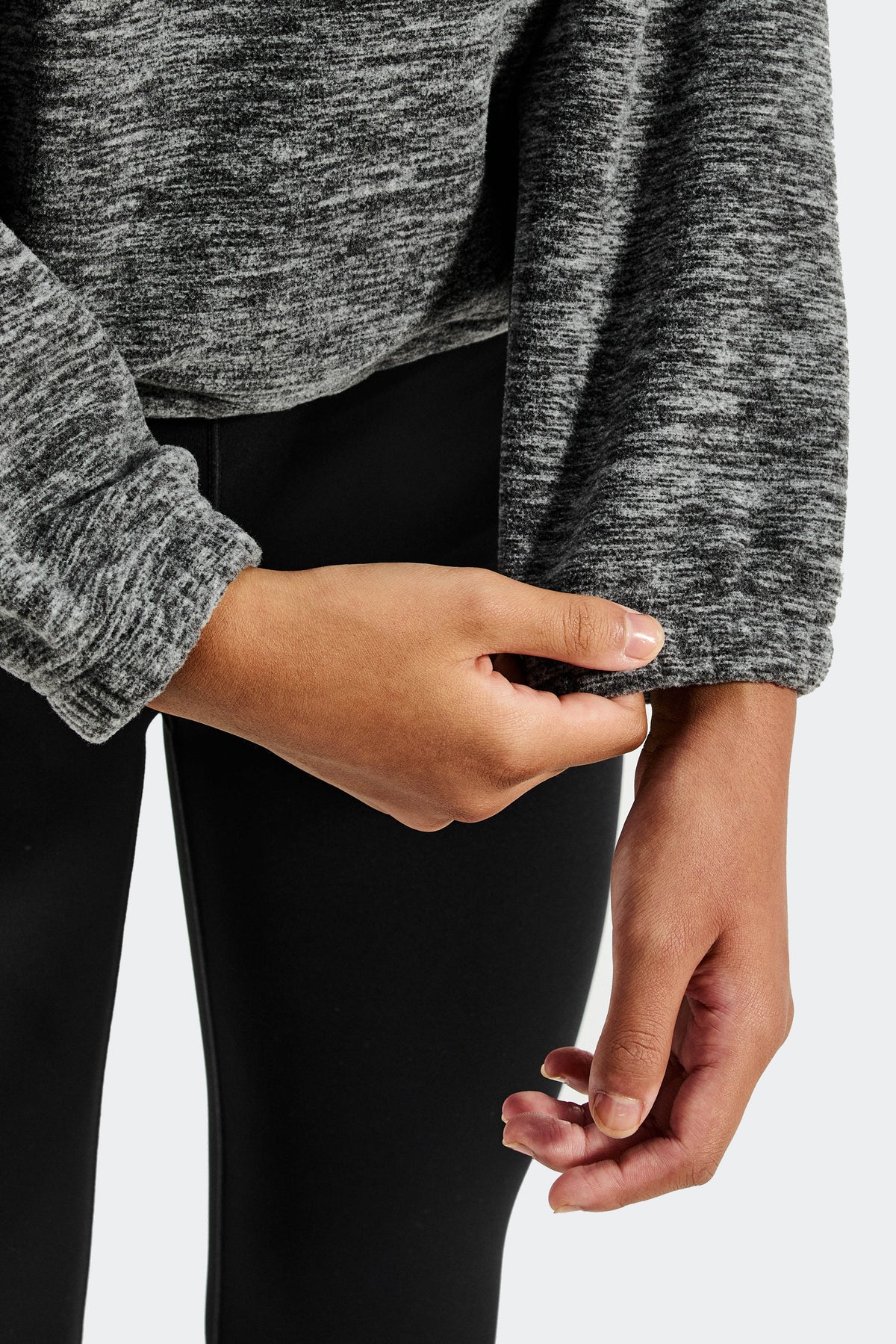 Girls Trail Fleece - Black