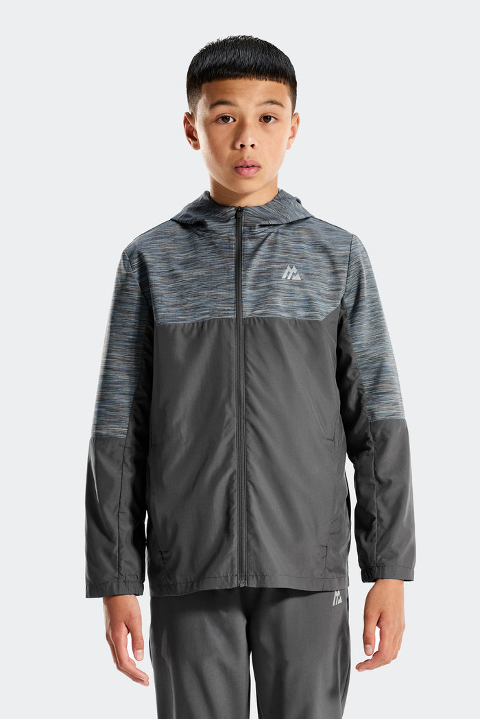 Boys Trail 2.0 Rompevientos - Gris Multi/Azul