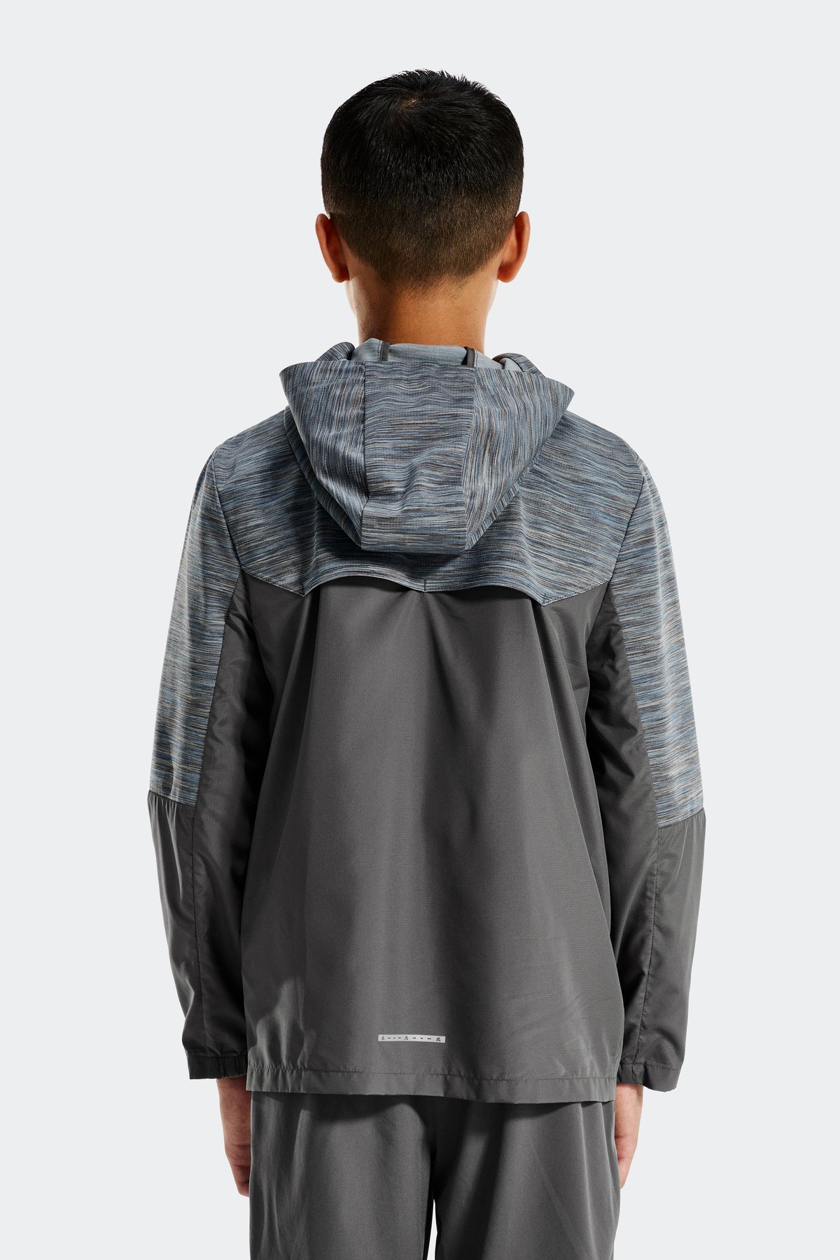 Garçons Trail 2.0 Coupe-Vent - Gris Multi/Bleu