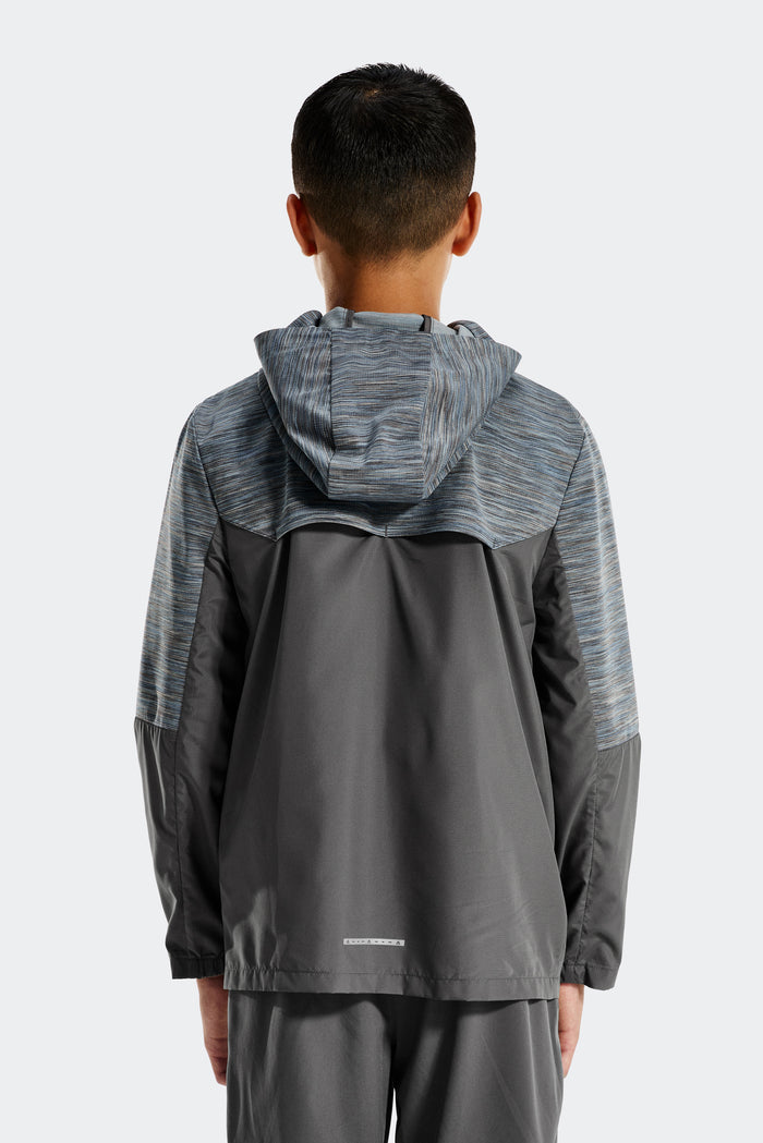 Boys Trail 2.0 Rompevientos - Gris Multi/Azul