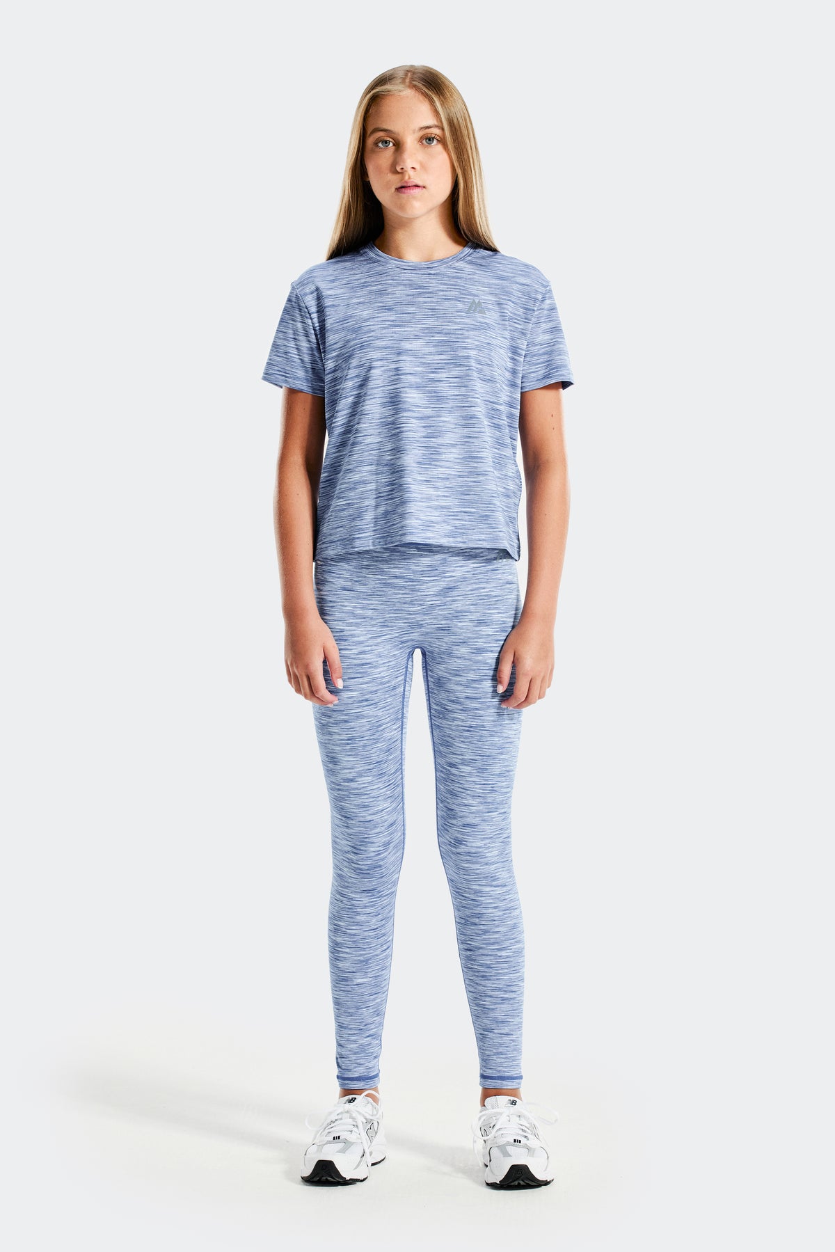 Ragazze Trail Icon Leggings - Mirtillo/Blu/Bianco
