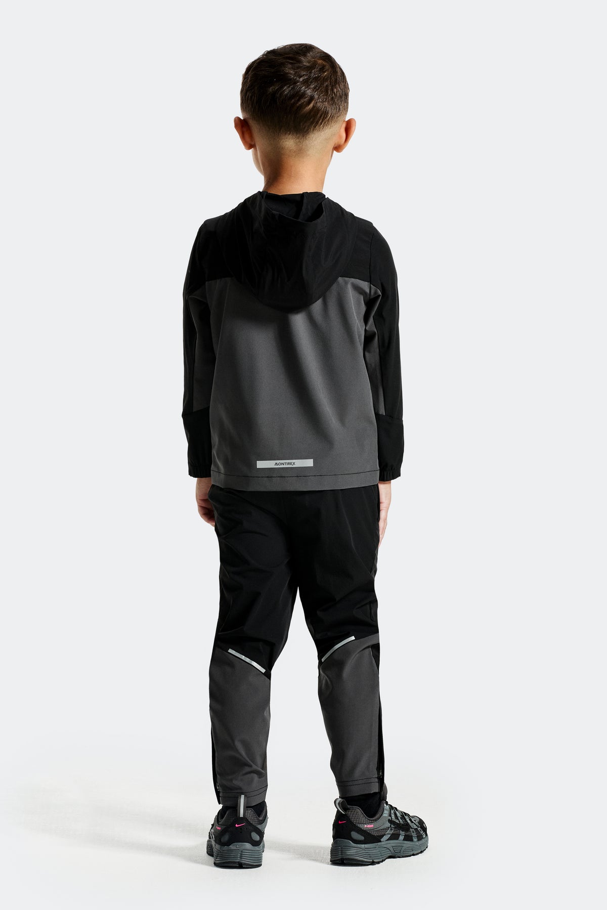 Infant Boys Vortex Jacket/Pant Set - Black/Asphalt