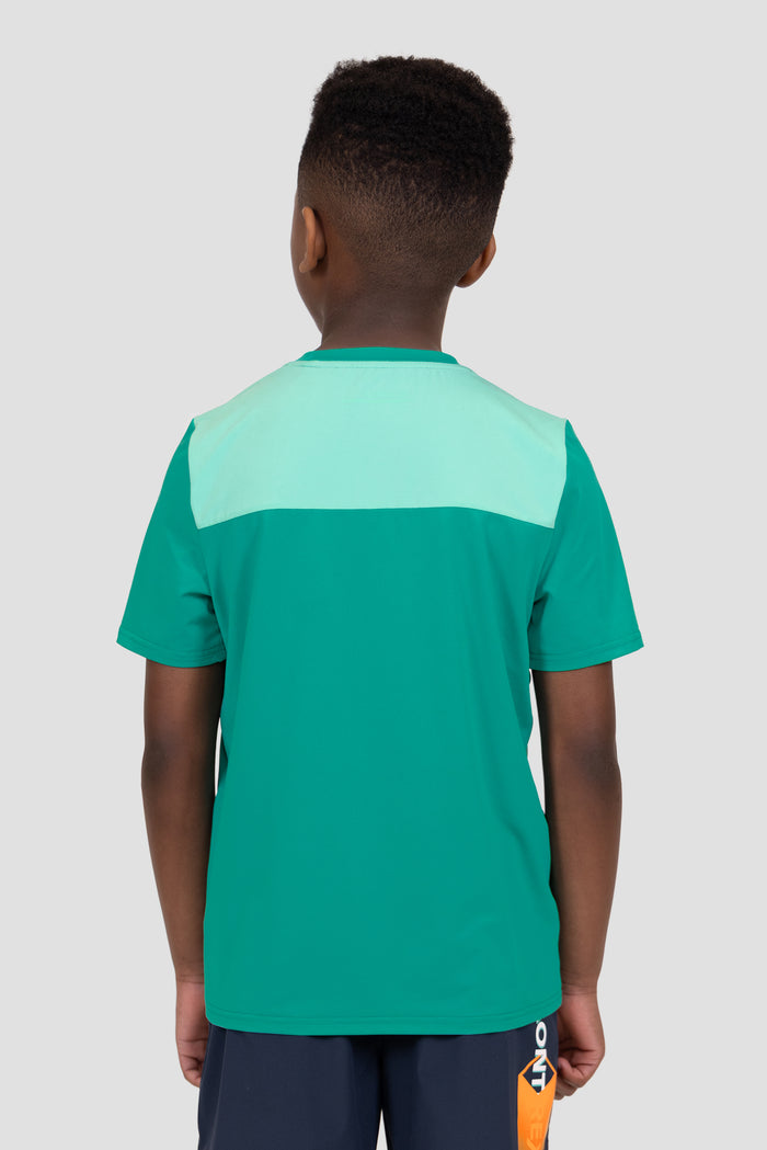 Boys MTX Run T-Shirt - Aruba/Fluorite
