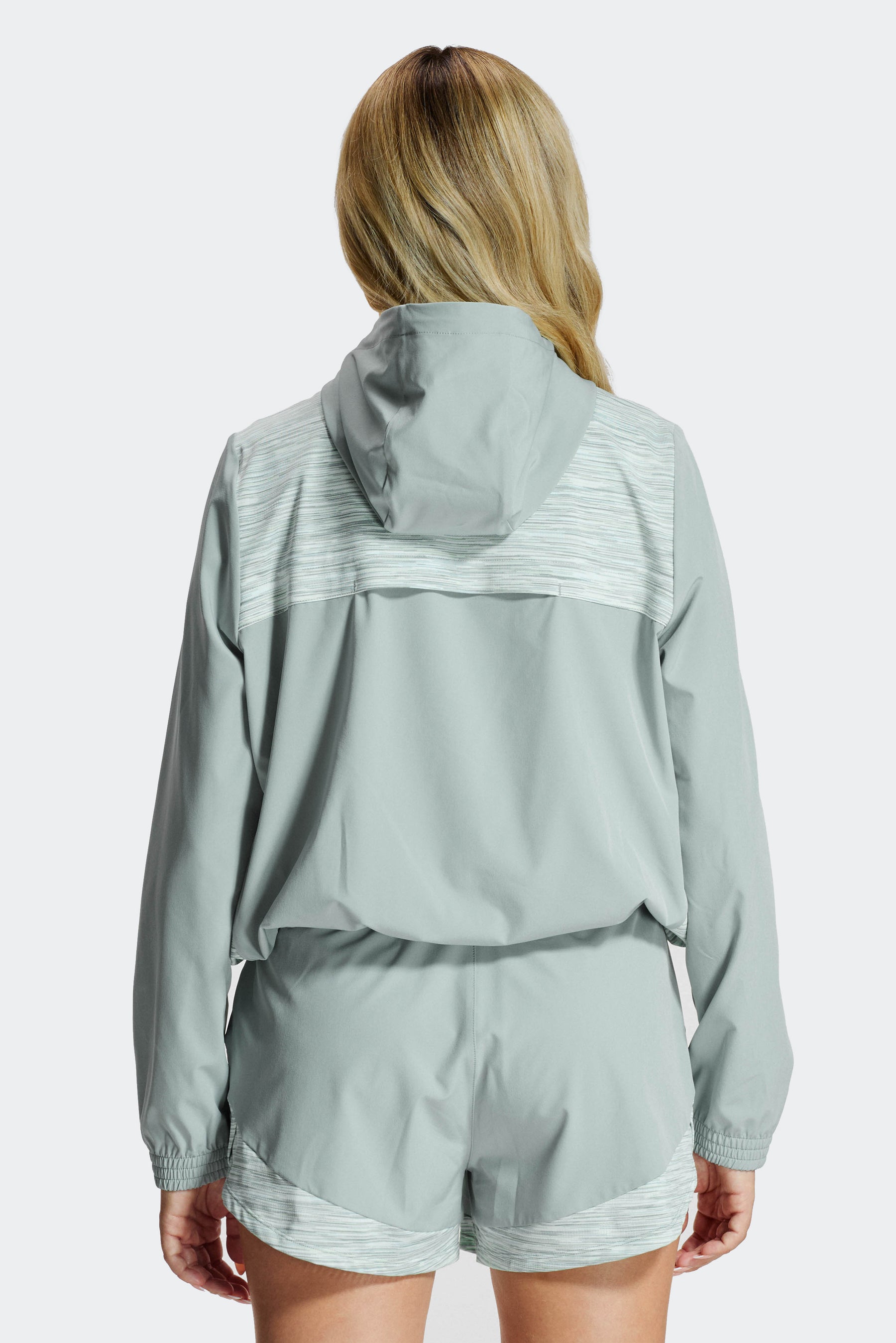 Women's Trail Windbreaker - Slate/Honeydew/White