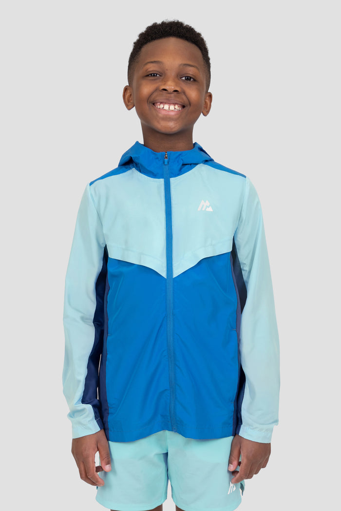 Boys Speed 2.0 Windbreaker - Neon Blue/Neon Sky/Marine Blue