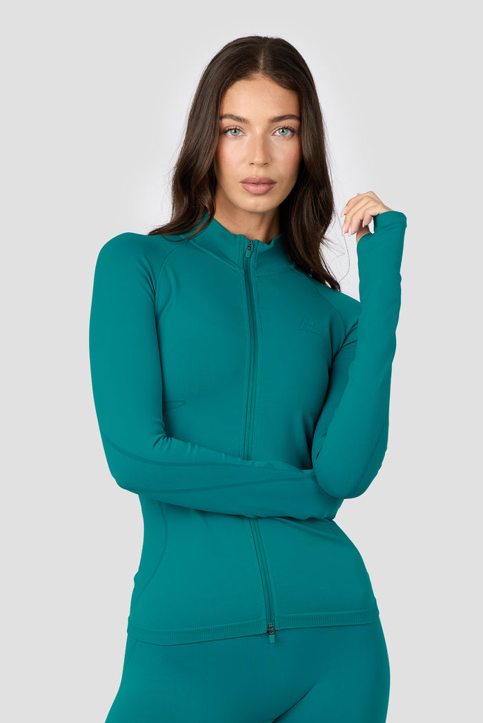 Evolve 2.0 Seamless Full Zip - Deep Sea