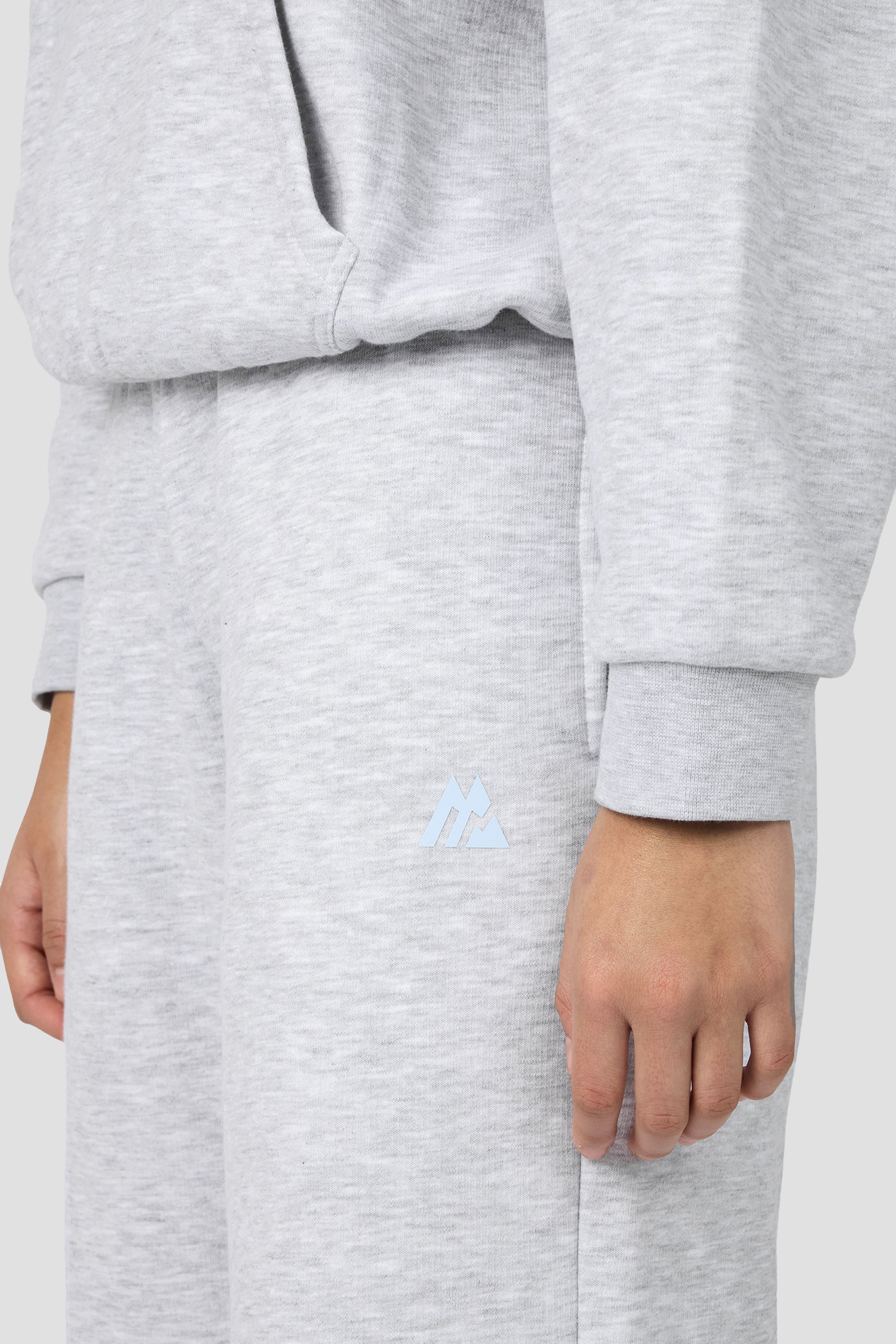 Girls Vibe Jogger - Light Smoke Grey Marl/Misty Blue