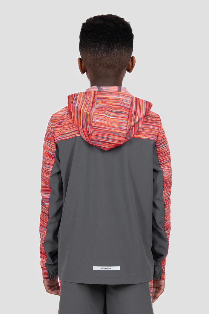 Boys Trail Windbreaker - Orange/Red