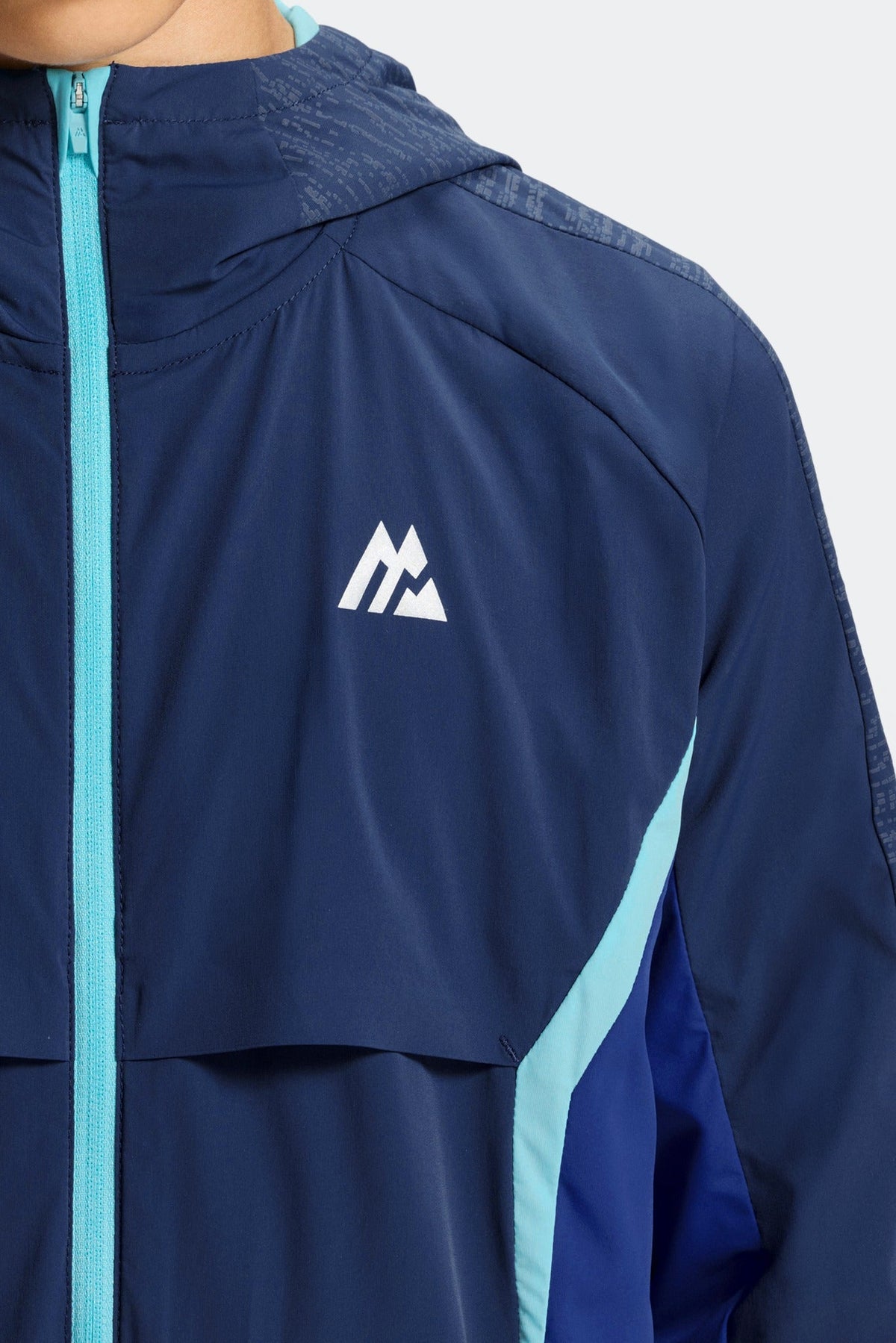 Boys MTX Run Apollo Jacket - Deep Water/Cosmic Blue/Splash