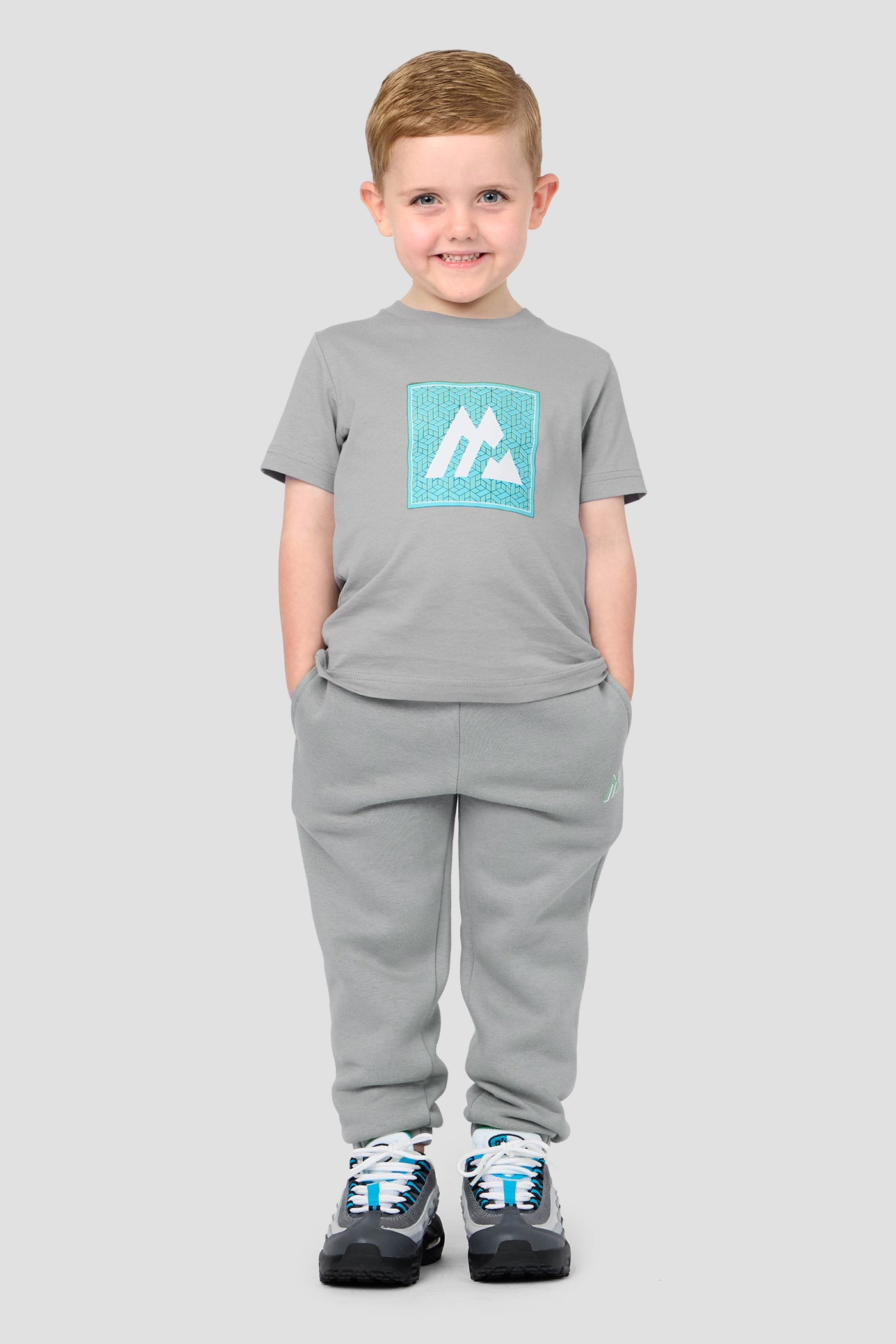 Infant Boys Prism T-Shirt - Platinum Grey