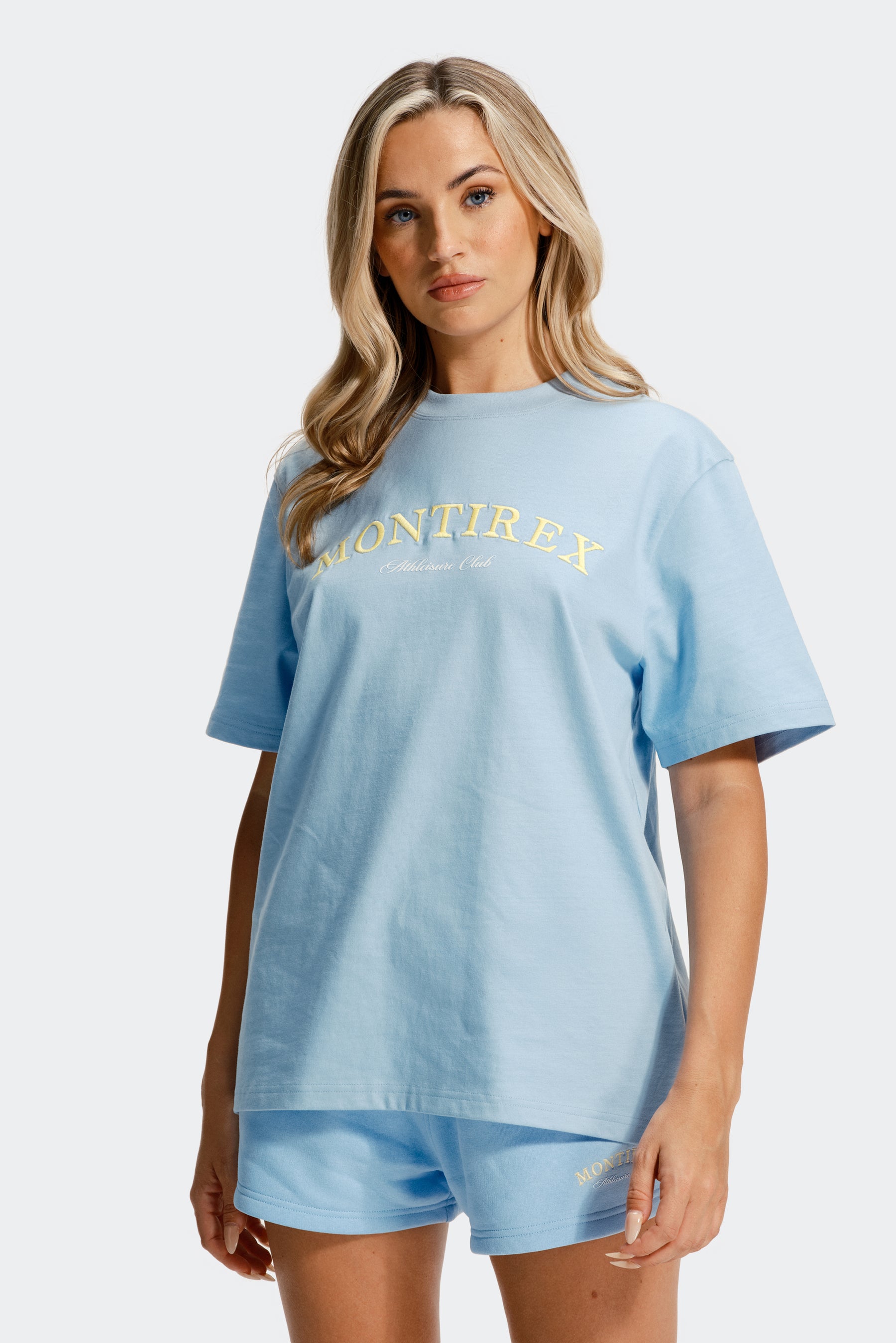 Athleisure Club T-Shirt - Blissful Blue