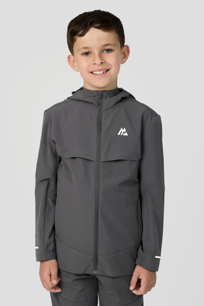 Jungen Velocity Jacke - Zementgrau