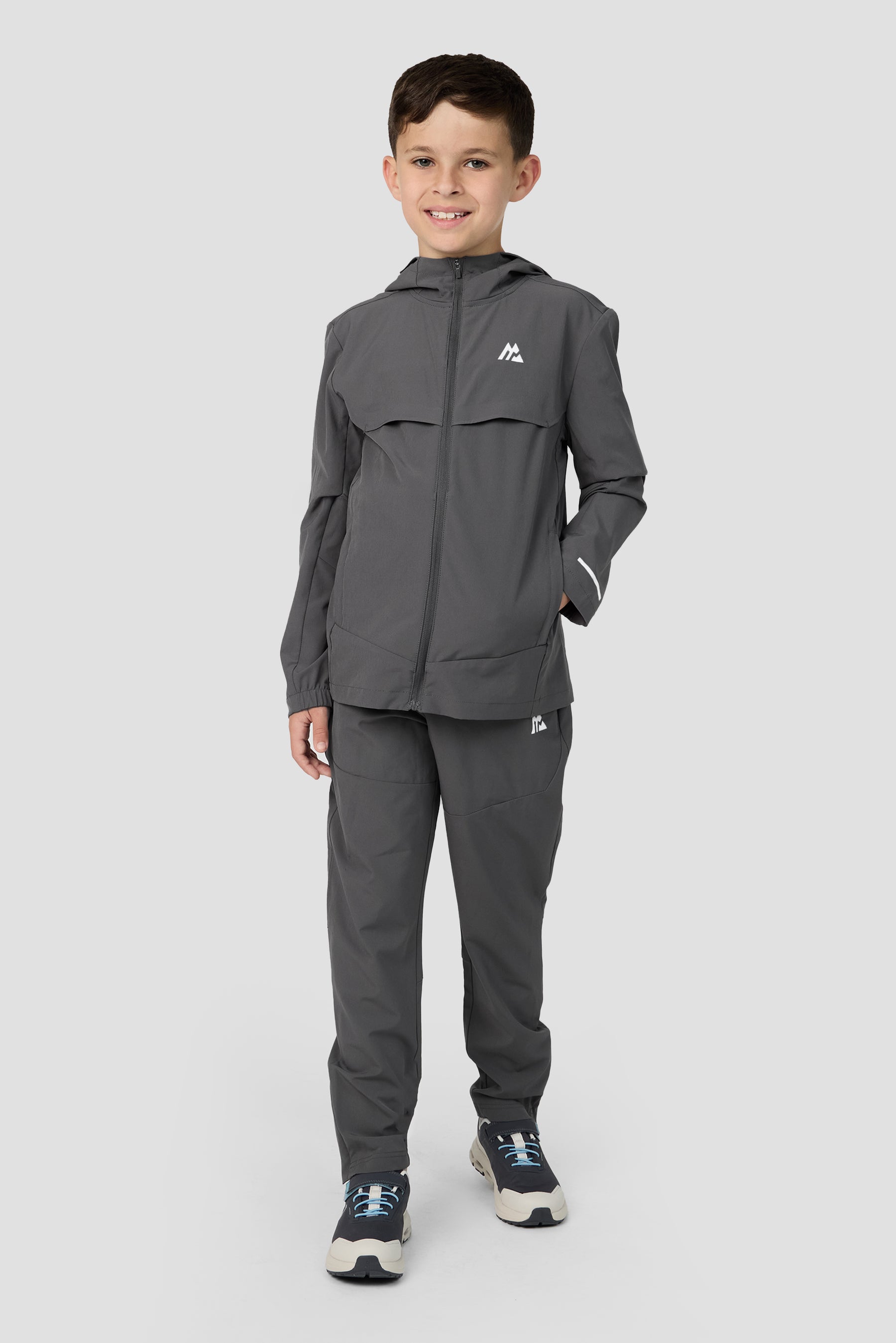 Boys Velocity Jacket - Cement Grey