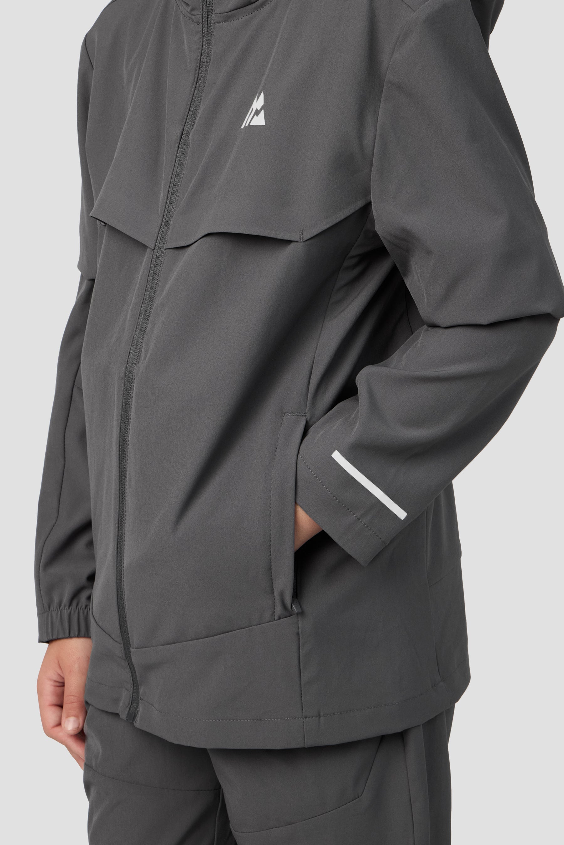Boys Velocity Jacket - Cement Grey