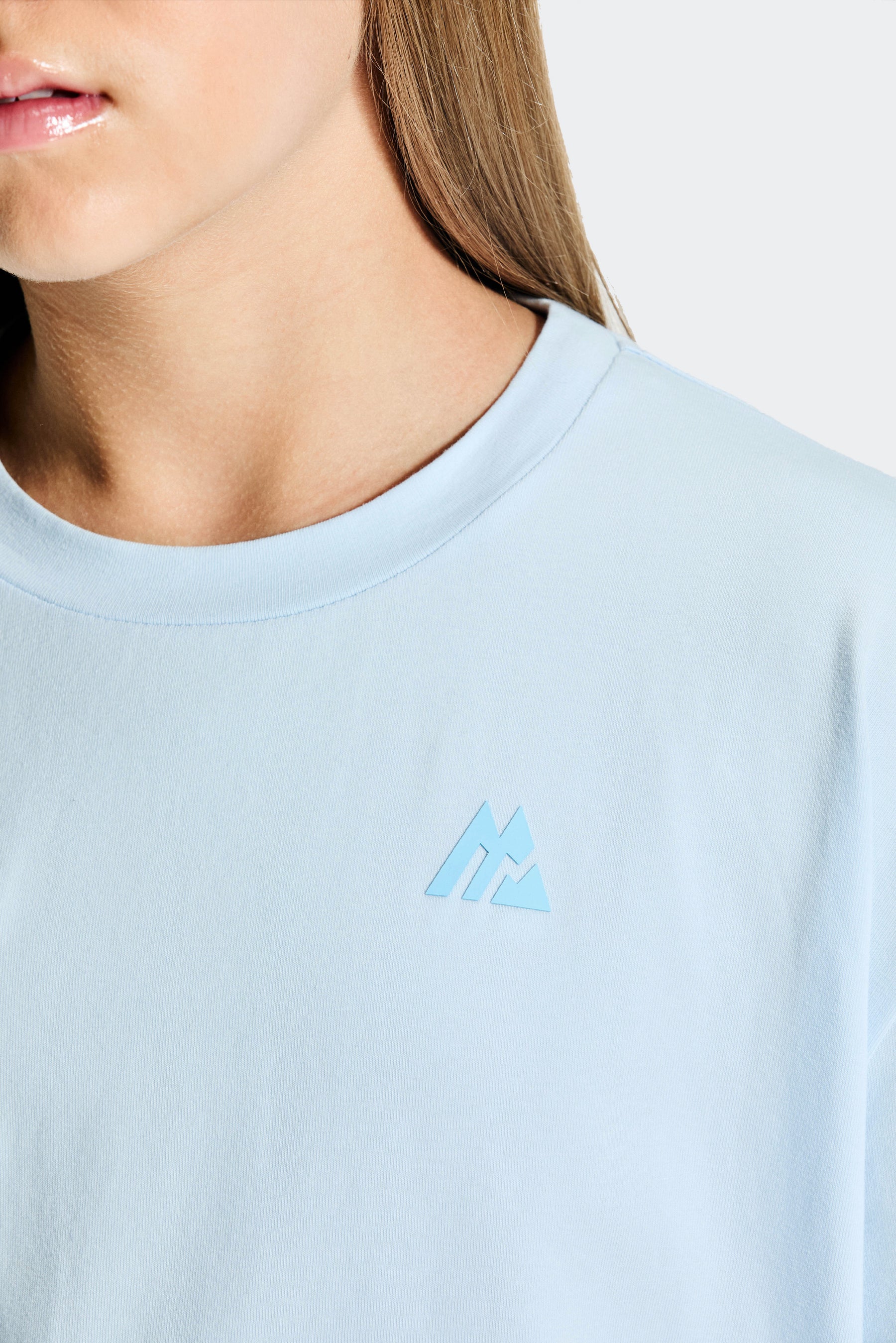 Mädchen Vibe T-Shirt - Nebelblau/Muschelblau