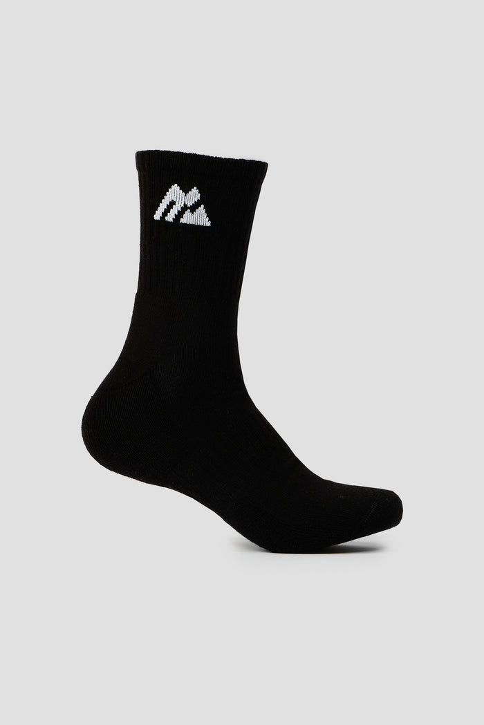 Crew Sock 3 Pack - Black