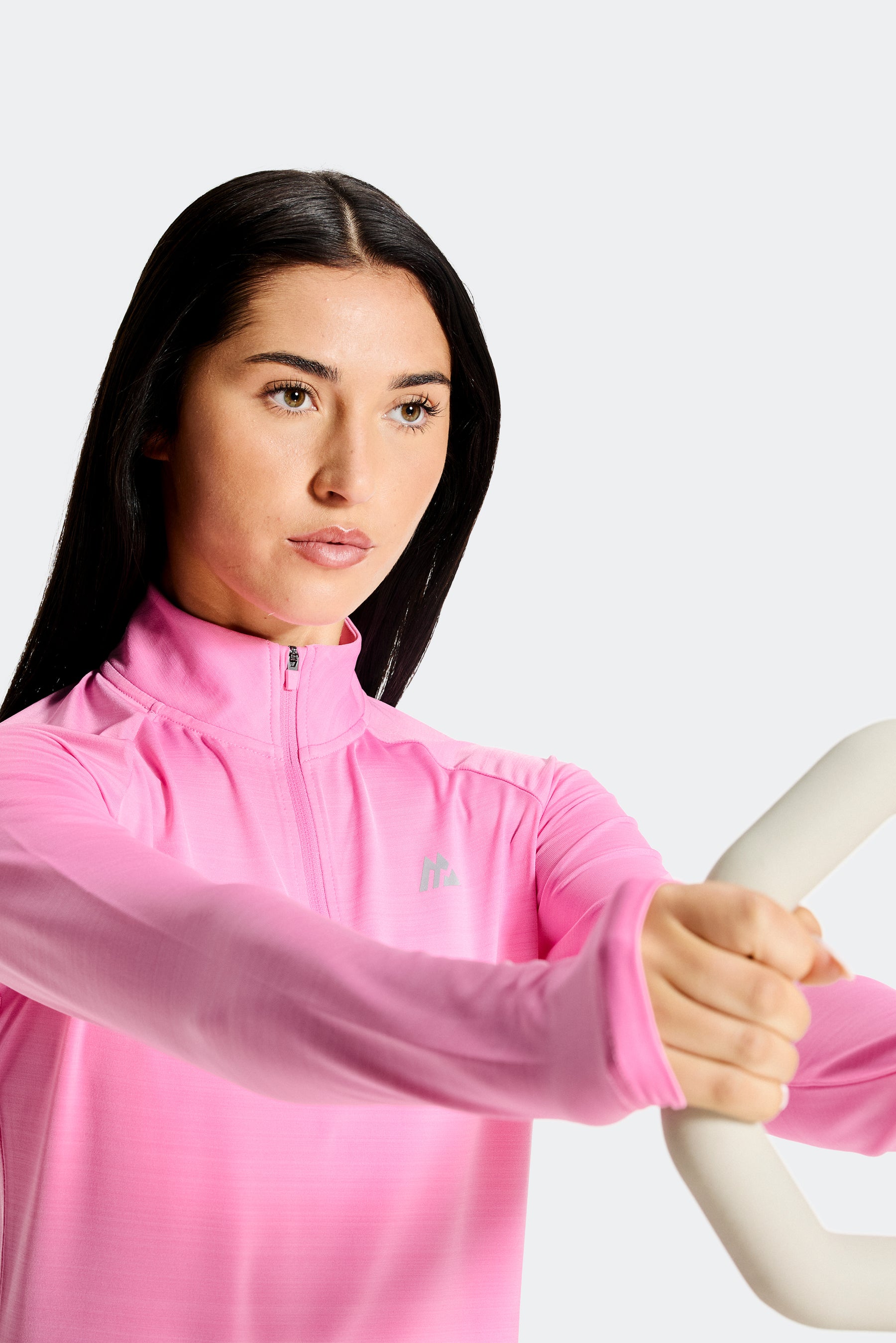 Breathe 1/4 Zip - Pink Lemonade