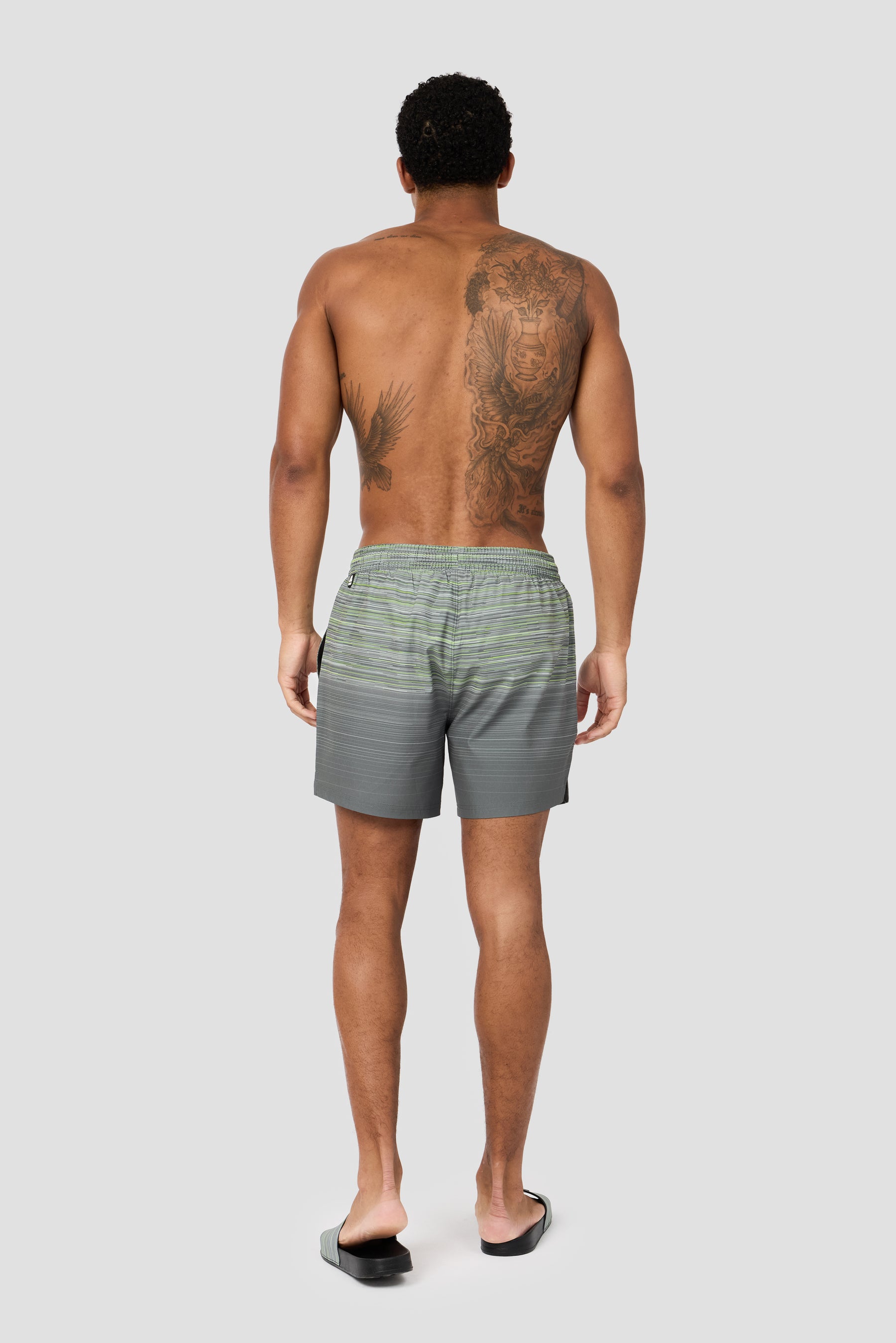 Trail Swim Short - Neon Green/Asphalt