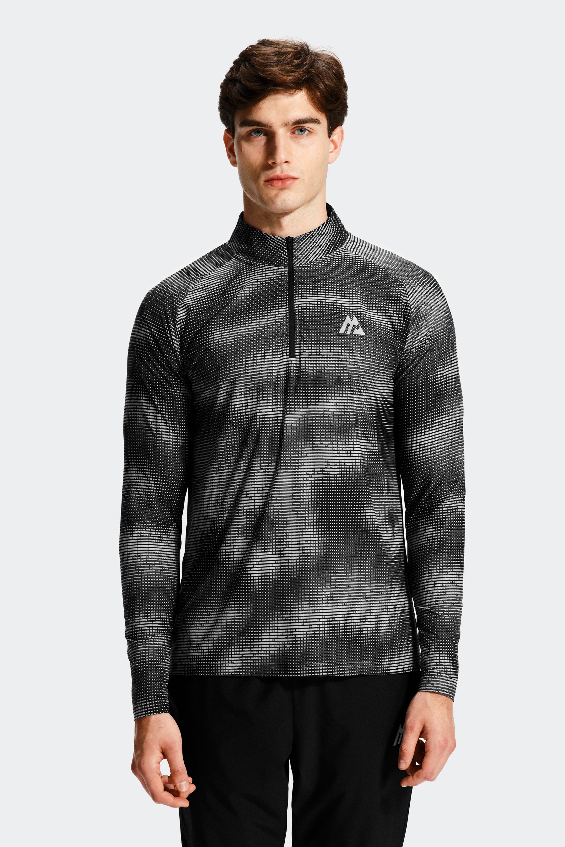 Haze 1/4 Zip - Black/Asphalt/Platinum Grey