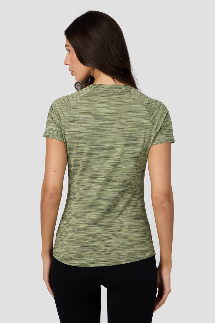 Women's Trail T-Shirt - Khaki Multi