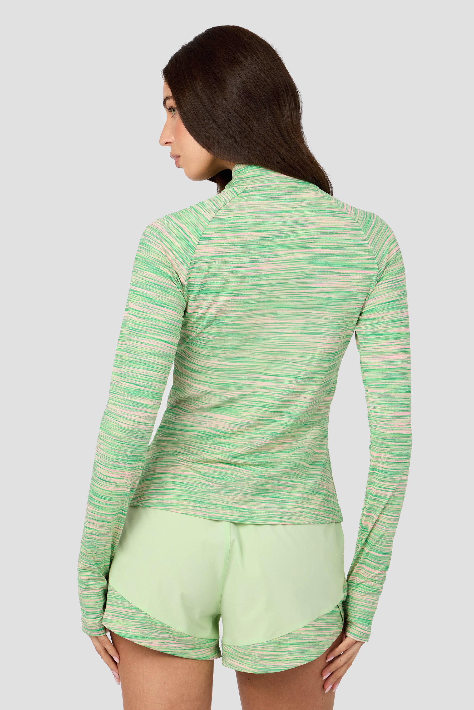 Women's Trail 1/4 Zip - Iced Matcha/Clover/Pistachio/Candy Floss