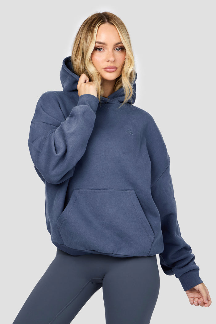 Form Fleece Hood - Greyed Indigo