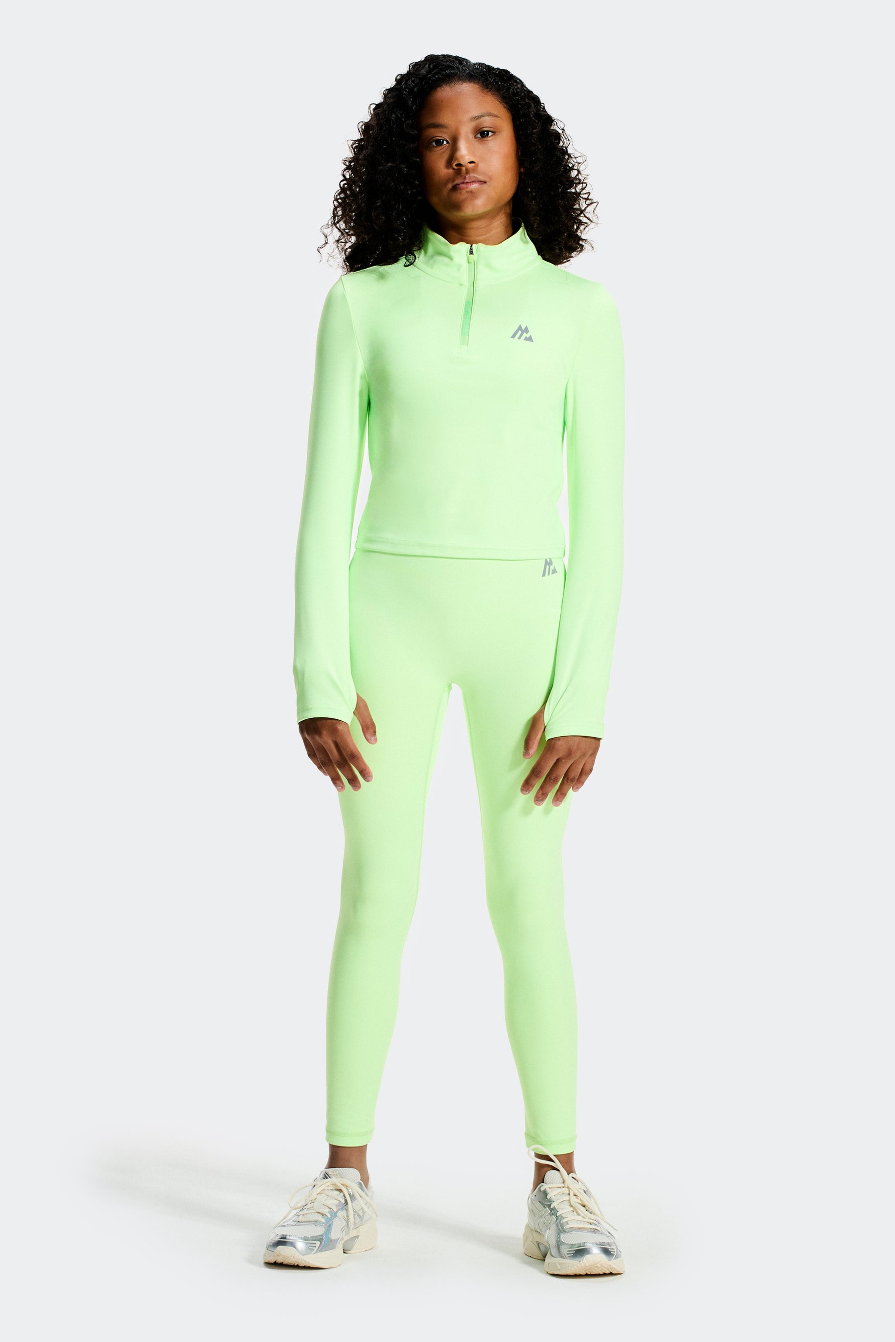 Girls Icon Full Length Legging - Iced Matcha