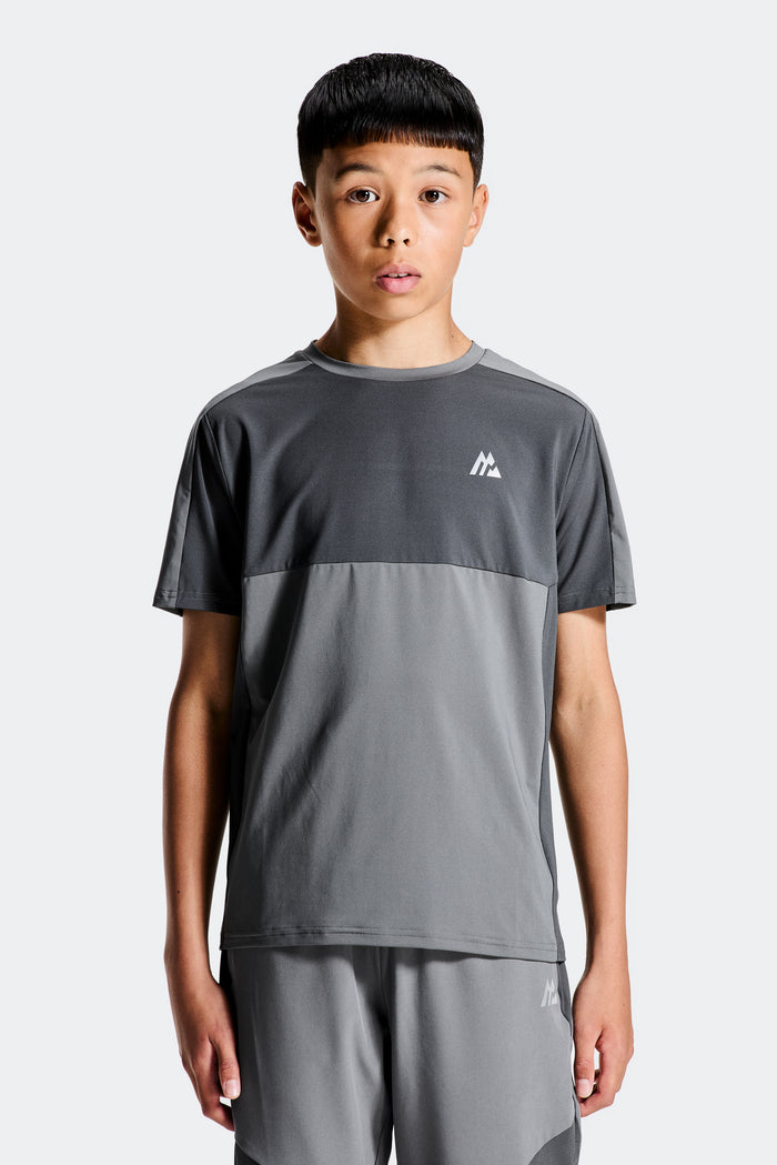 Boys Cerberus T-Shirt - Cement Grey/Platinum Grey/Asphalt