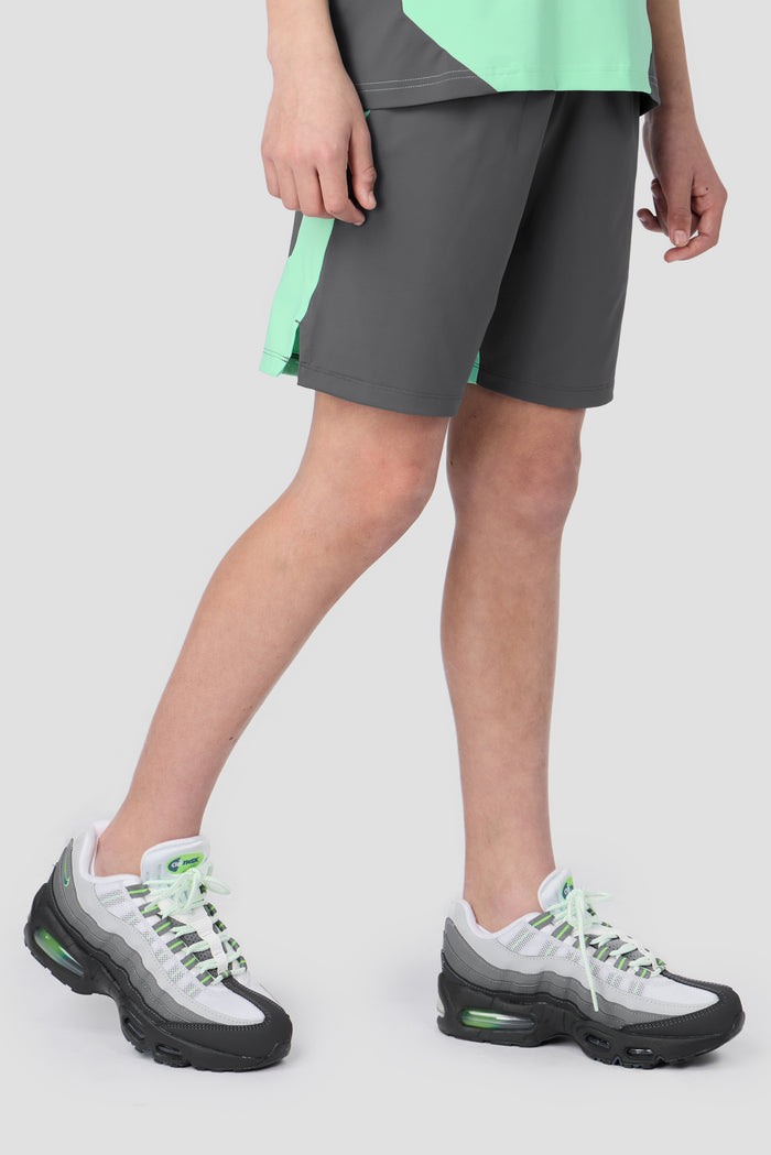 Boys Astro Short - Slate Grey/Duck Egg