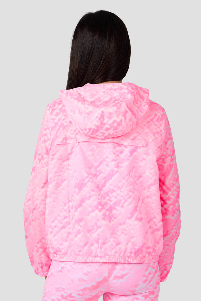Girls Celeste Windbreaker - Candy Floss/Fuchsia/White