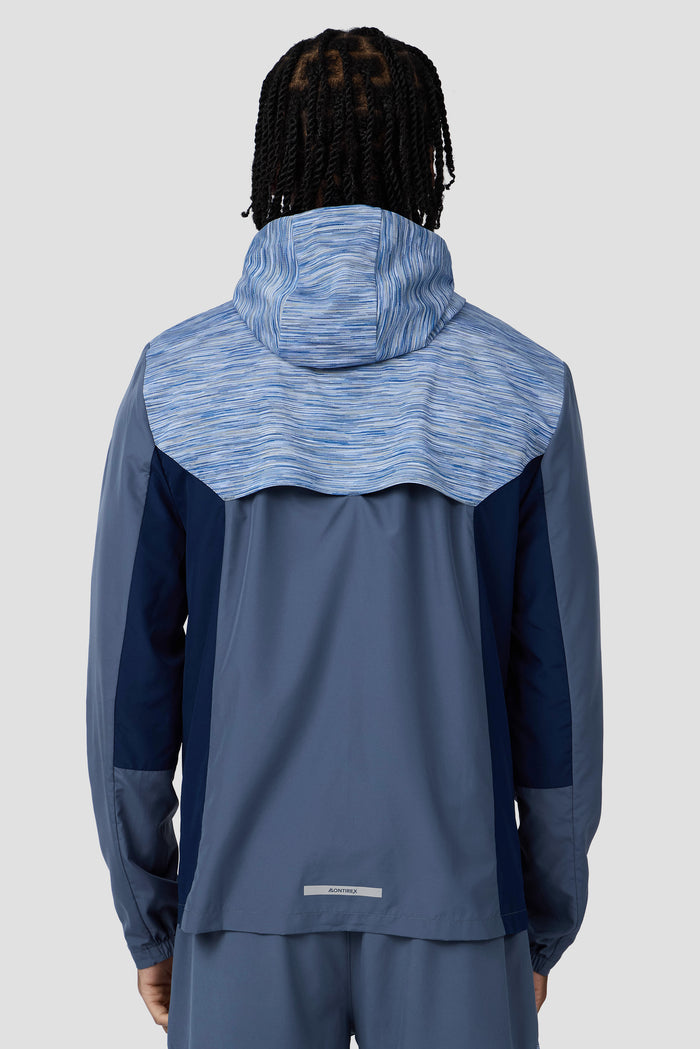 Trail Windbreaker - Indigo/Light Blue Multi
