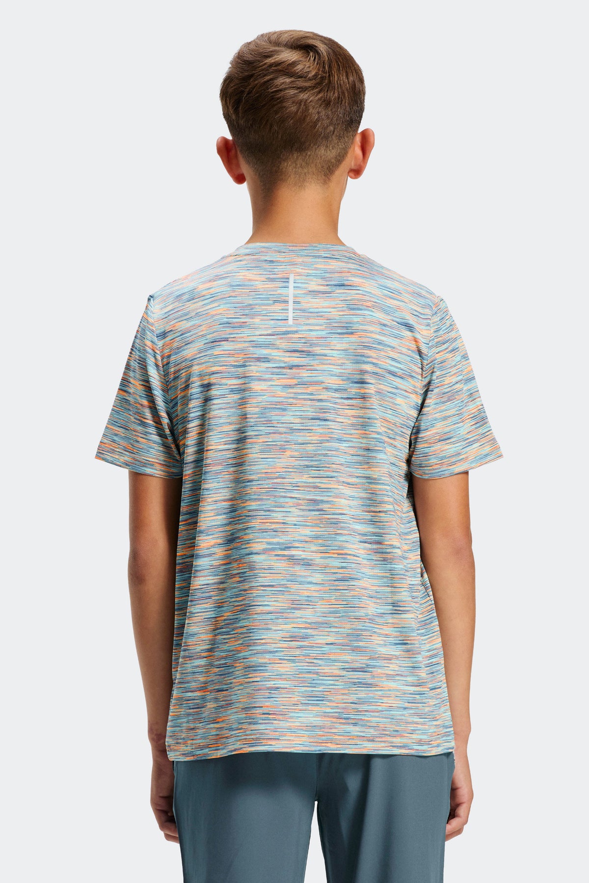 Boys Trail T-Shirt - Blue/Green/Orange