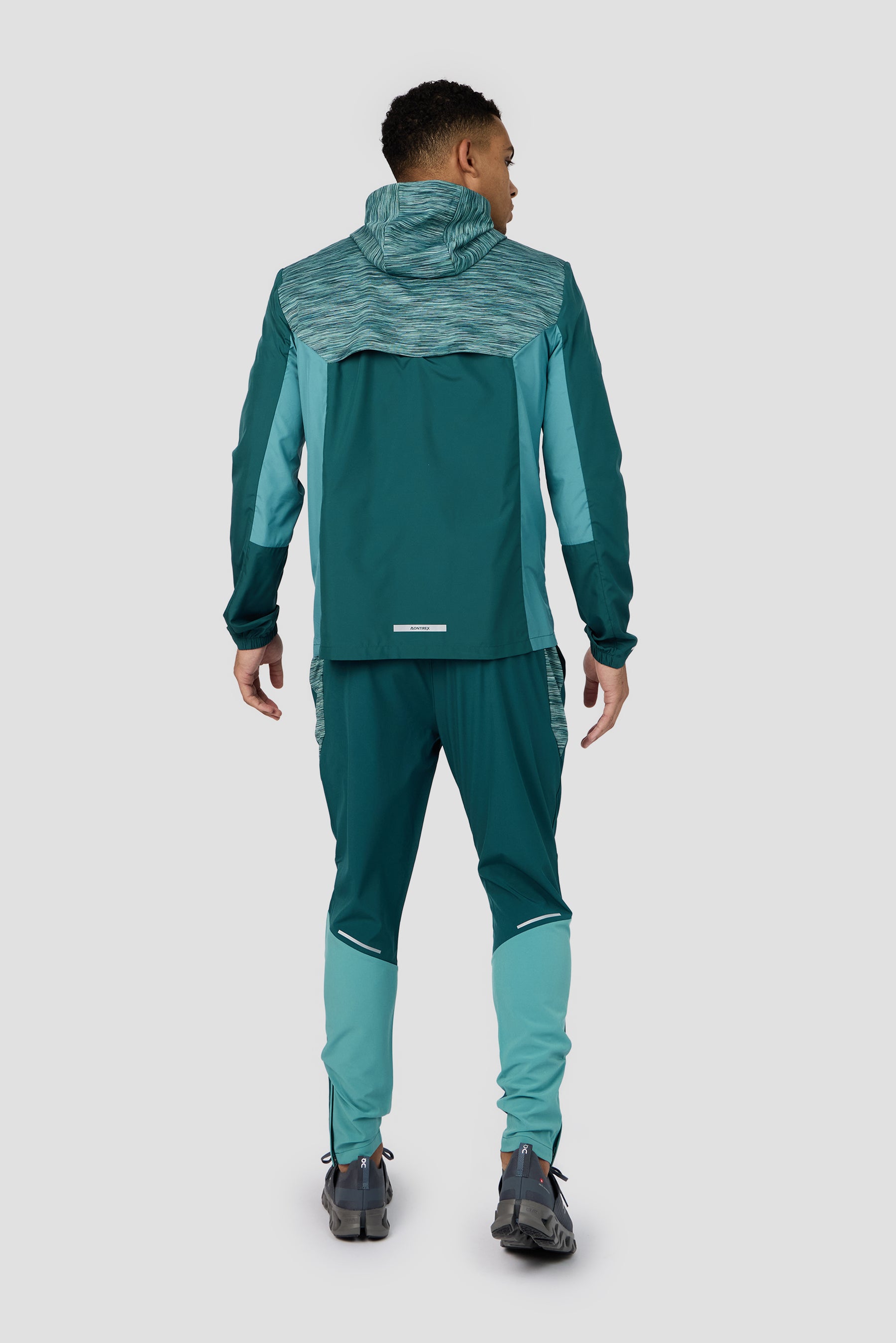 Trail Panel 2.0 Running Pant - Light Teal Multi