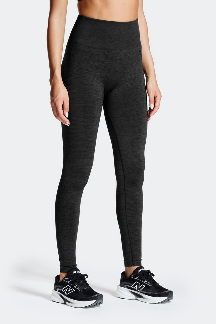 Trail Seamless Legging - Black Marl